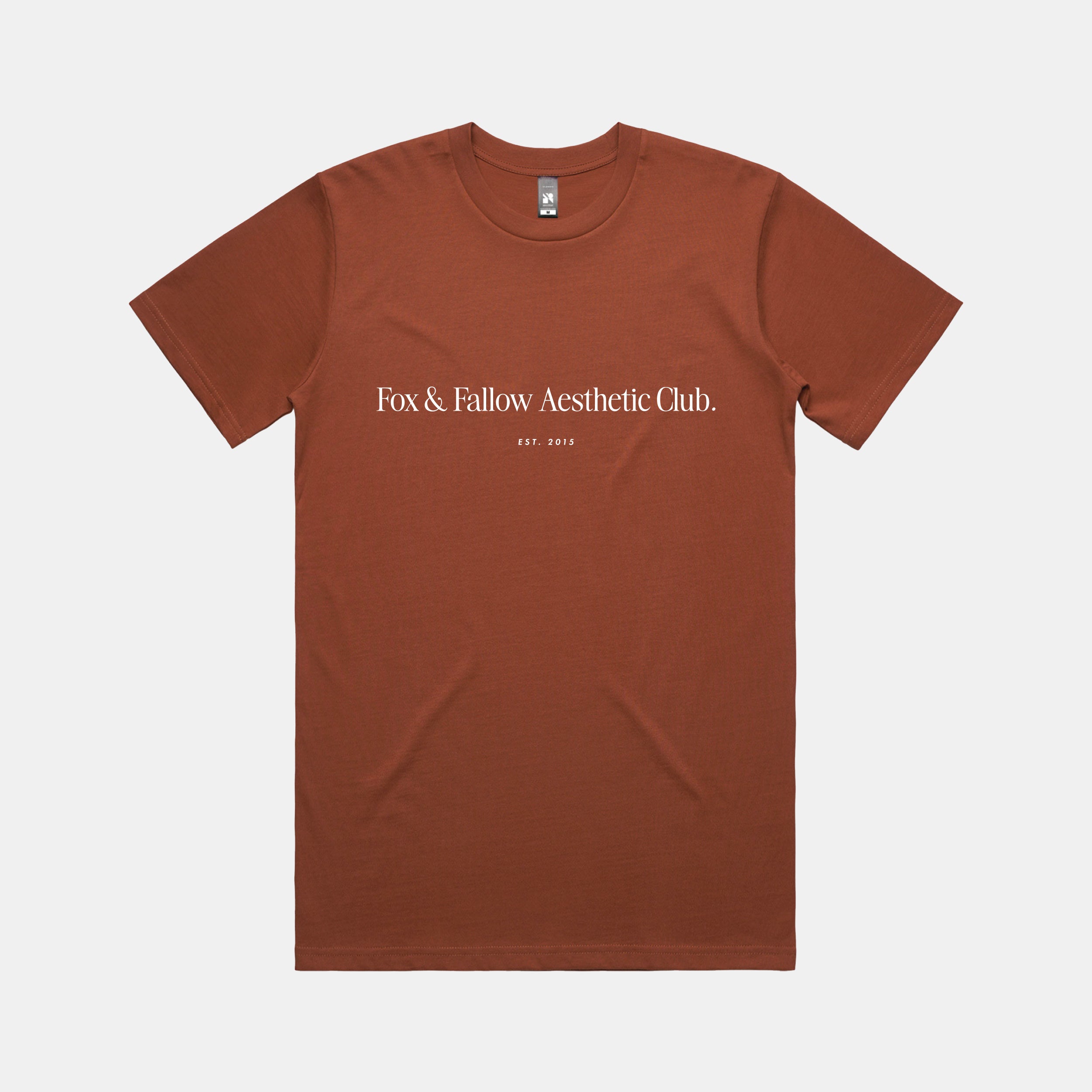F&F Aesthetic Club 'Nice Things' Tee - Rust - Unisex