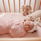 Forest Friends Peony Organic Cot Sheet