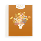 Spring Bouquet Rust Greeting Card Boxed Set