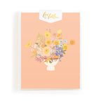 Spring Bouquet Peach Greeting Card Boxed Set