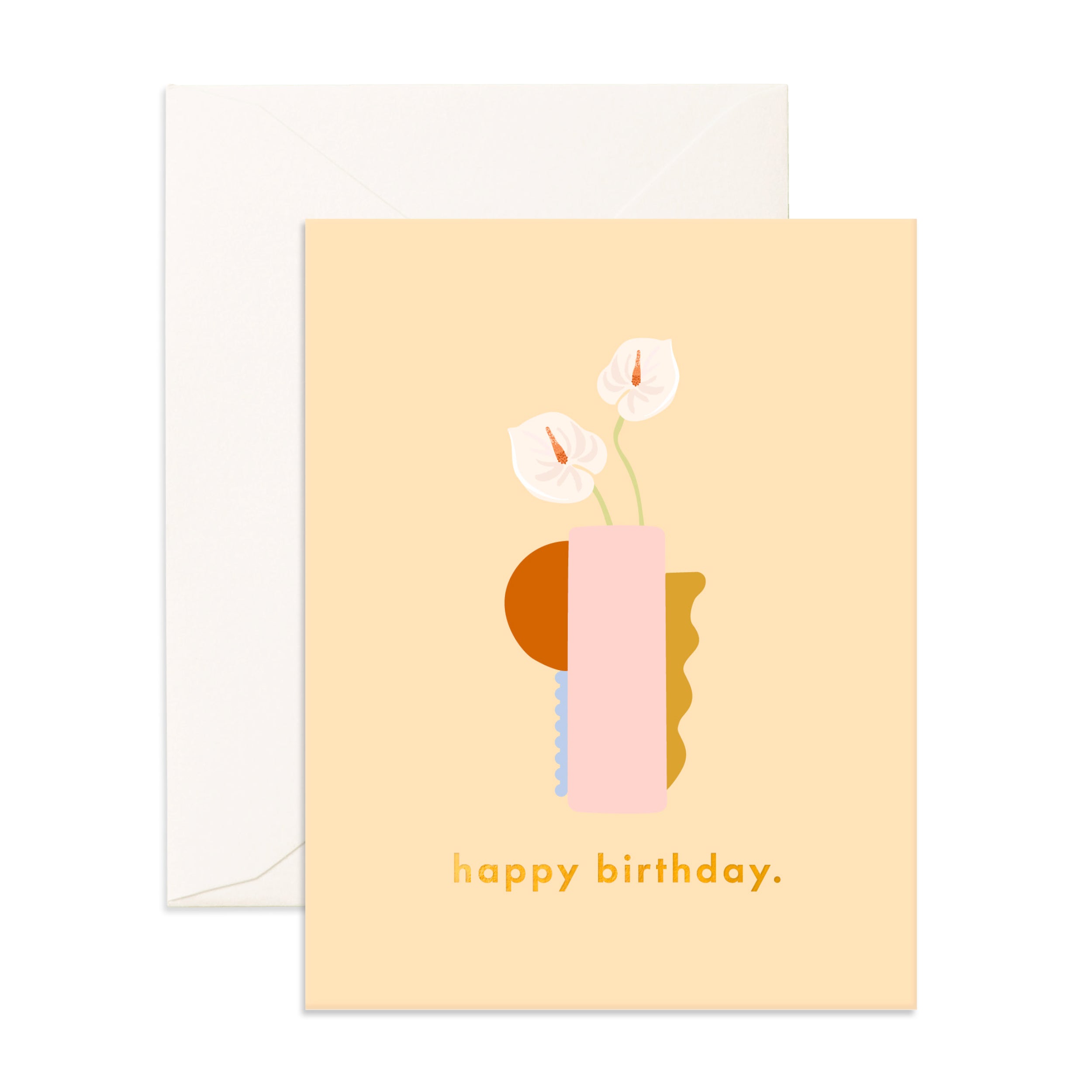 Birthday Tailflower Greeting Card