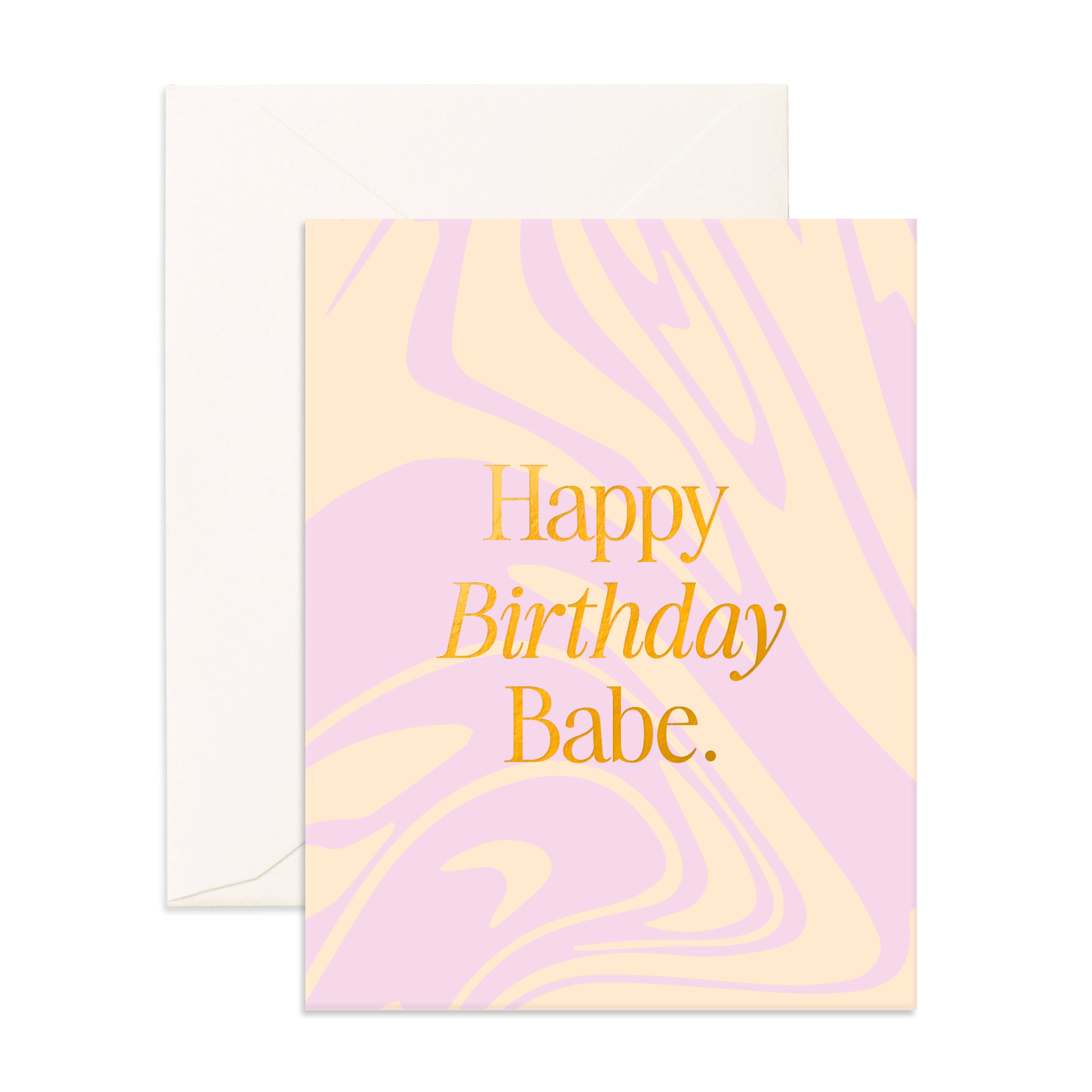 Birthday Babe Acid Wash Greeting Card - PRE-ORDER (JULY)
