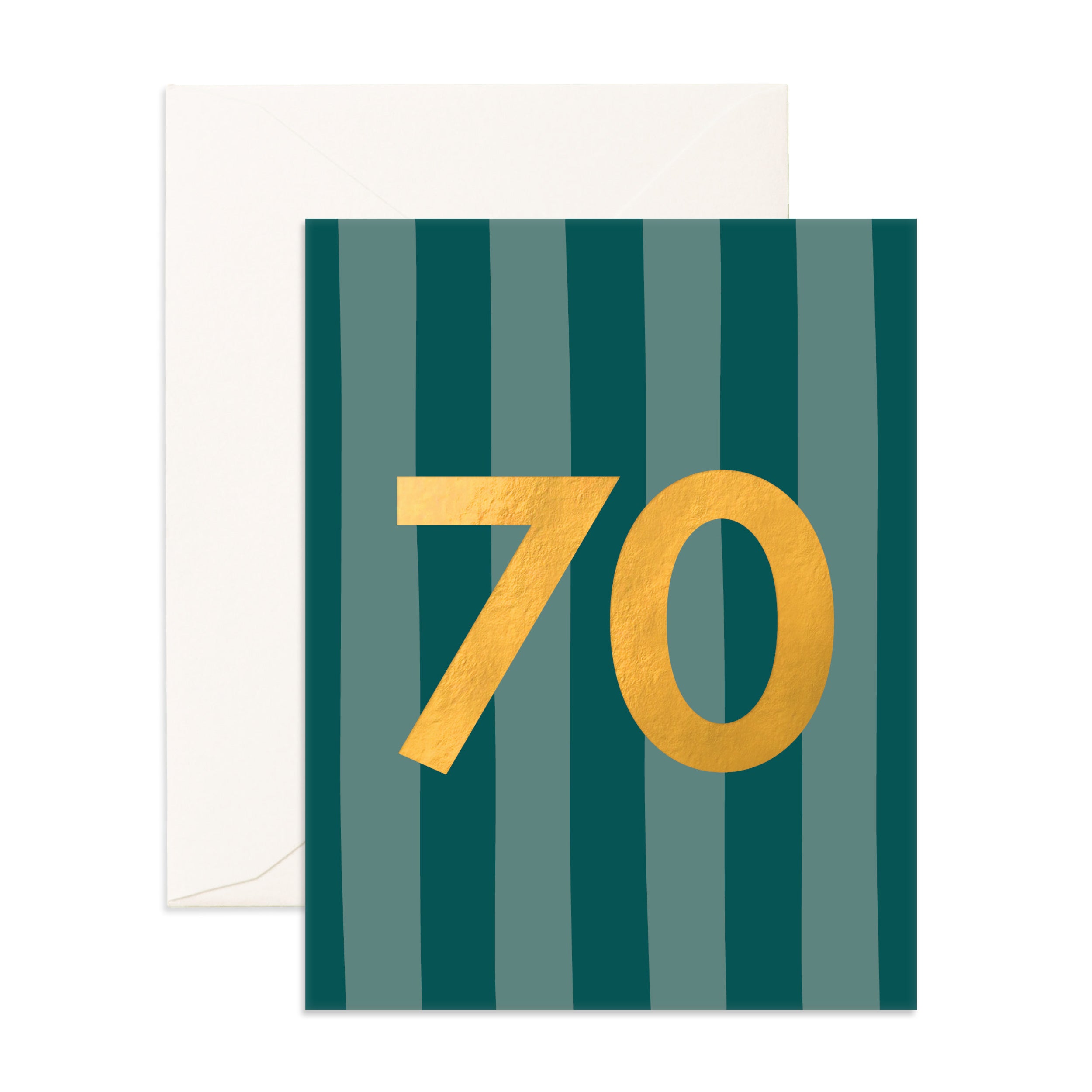 No. 70 Forest Stripe Greeting Card
