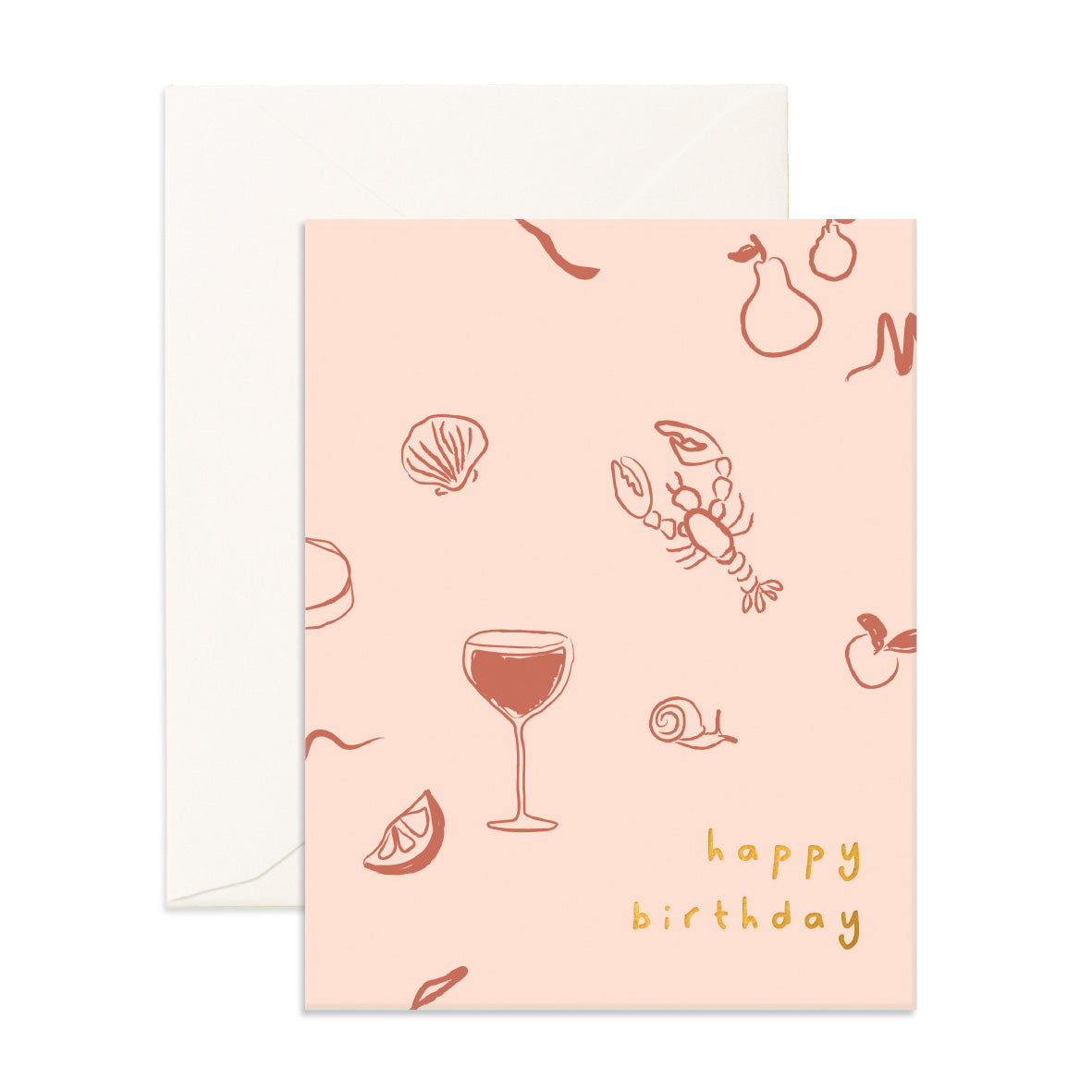 Birthday Long Lunch Greeting Card