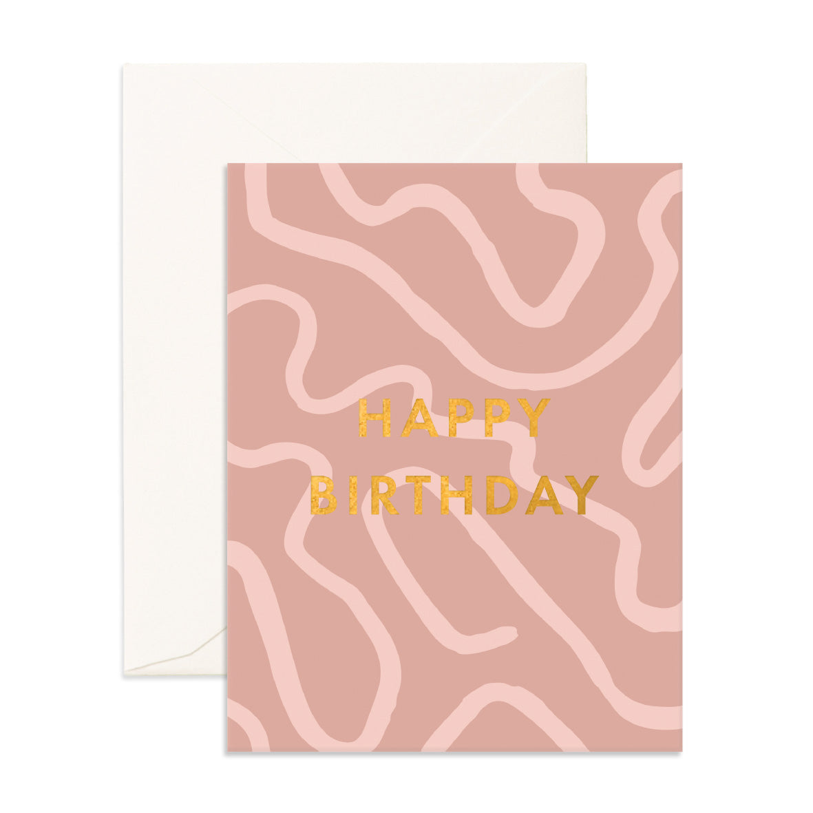 Birthday Como Rose Greeting Card