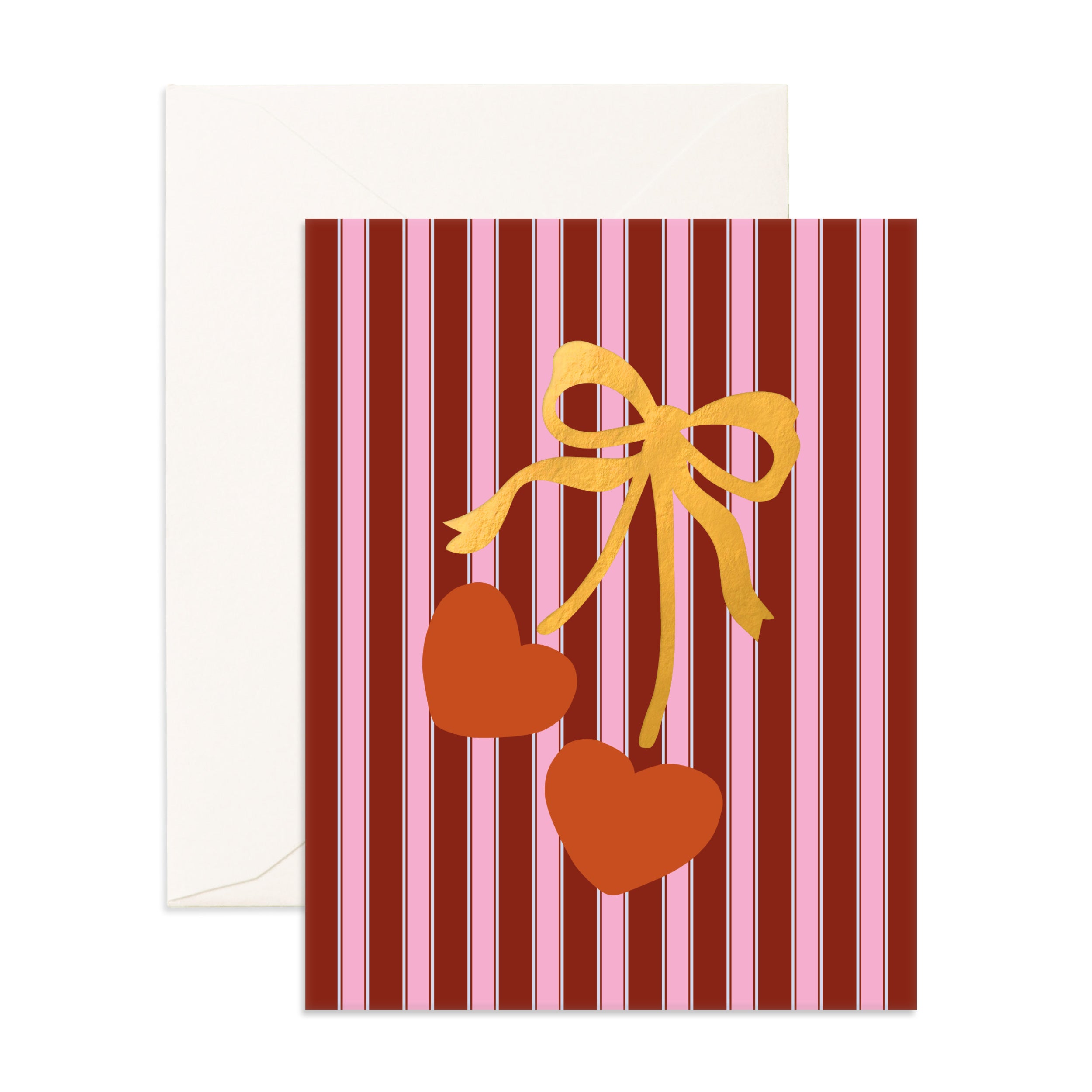 Cherry Bow Greeting Card - PRE-ORDER (SEPTEMBER)