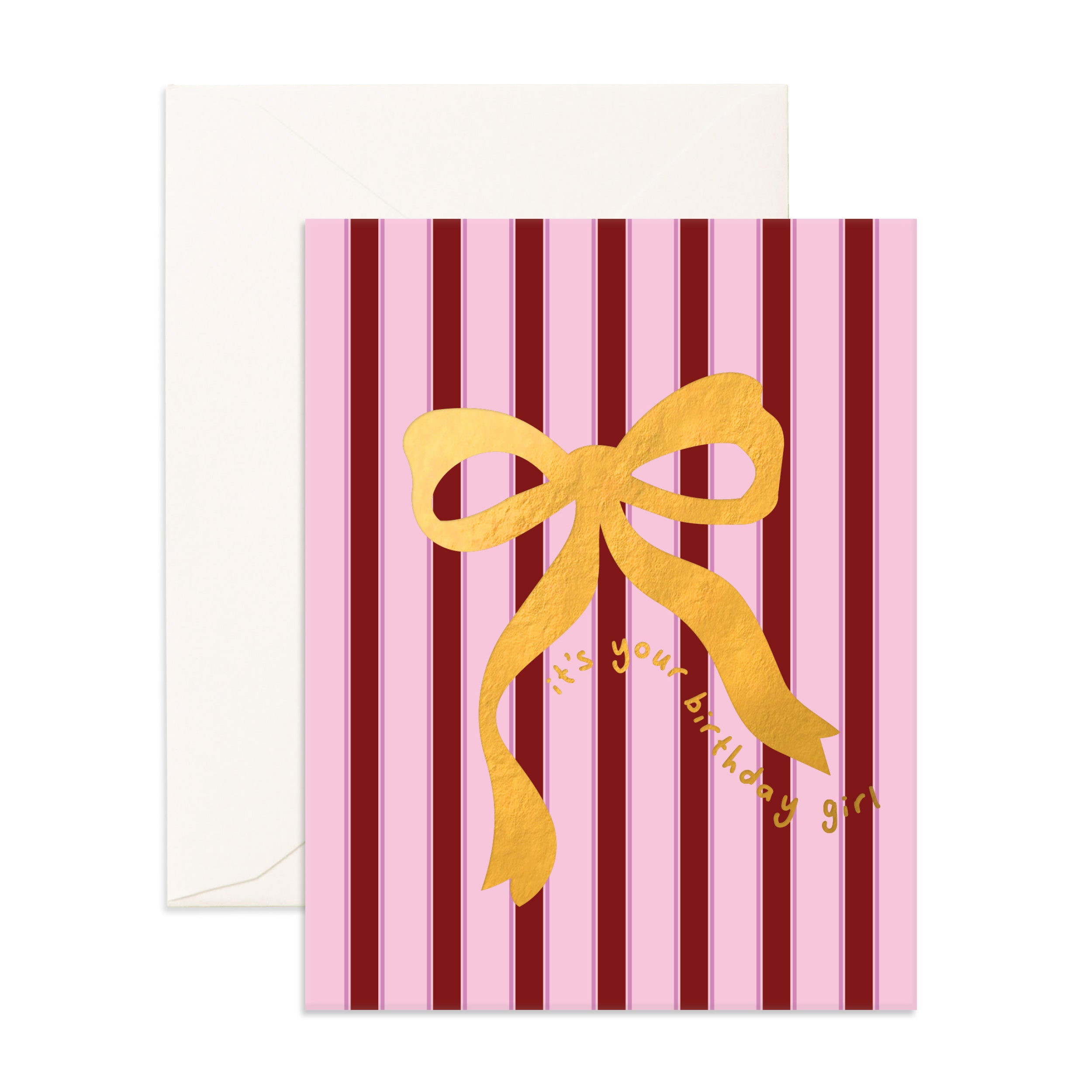 It's Your Birthday Girl Bow Greeting Card - PRE-ORDER (SEPTEMBER)