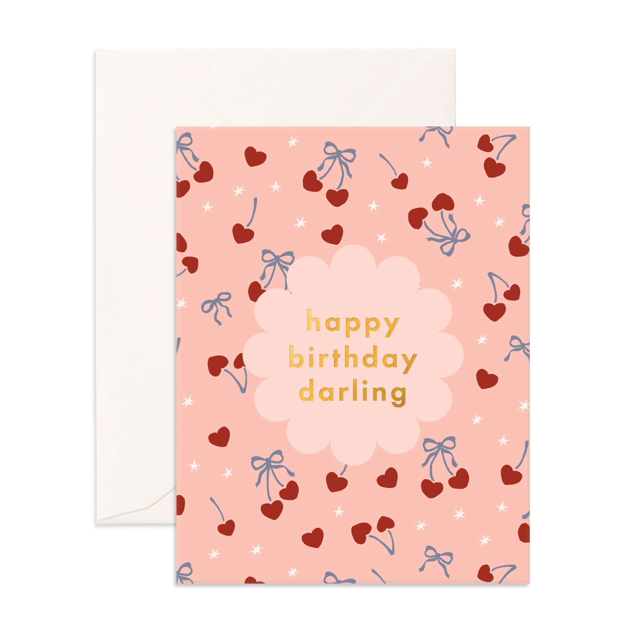 Birthday Darling Cherries Greeting Card - PRE-ORDER (SEPTEMBER)
