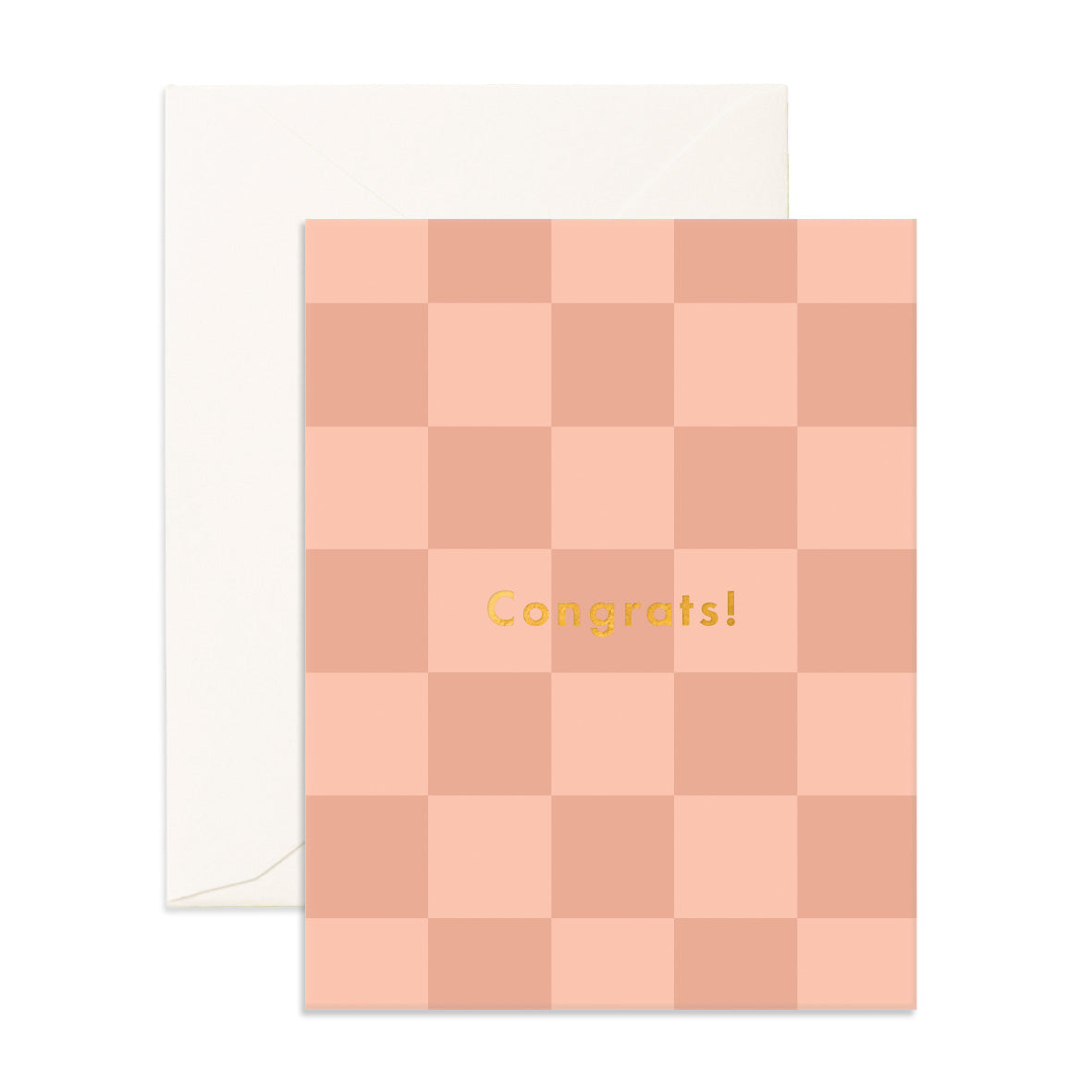 Congrats Rose Check Greeting Card