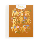 Merry XMAS Botanika Rust Greeting Card Boxed Set
