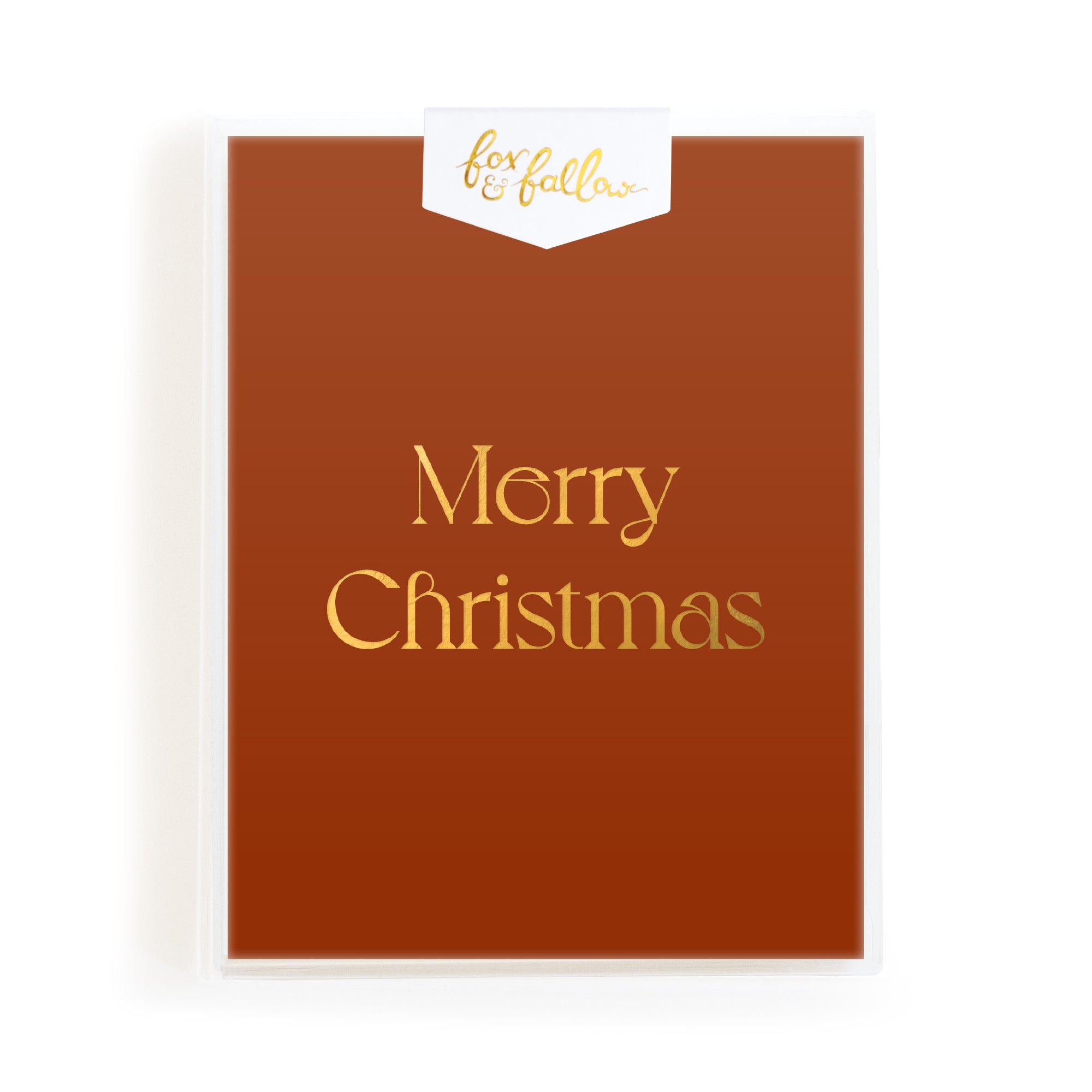 Merry Christmas Crimson Greeting Card Boxed Set