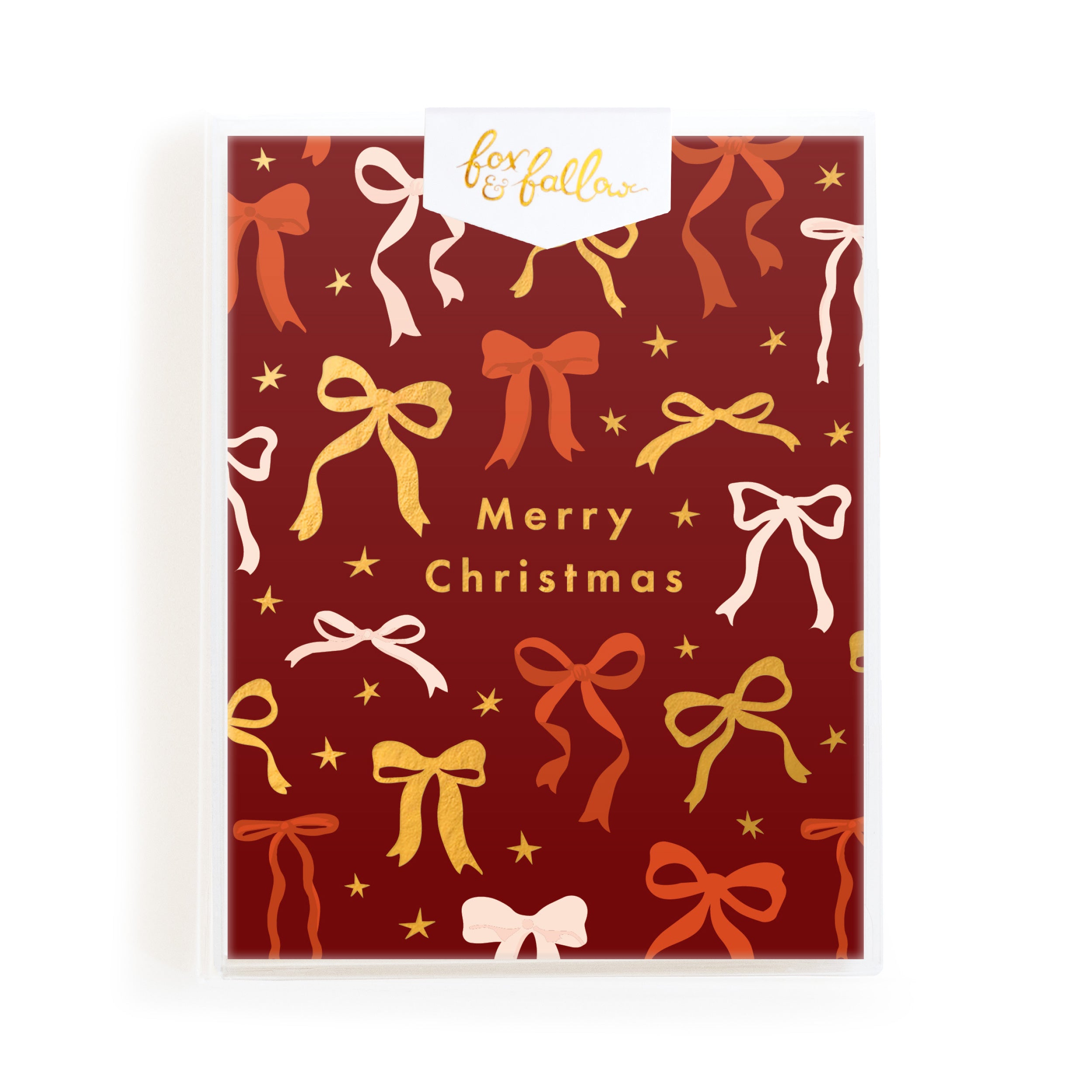Merry Christmas Bows Greeting Card Boxed Set - PRE-ORDER (20 AUGUST)