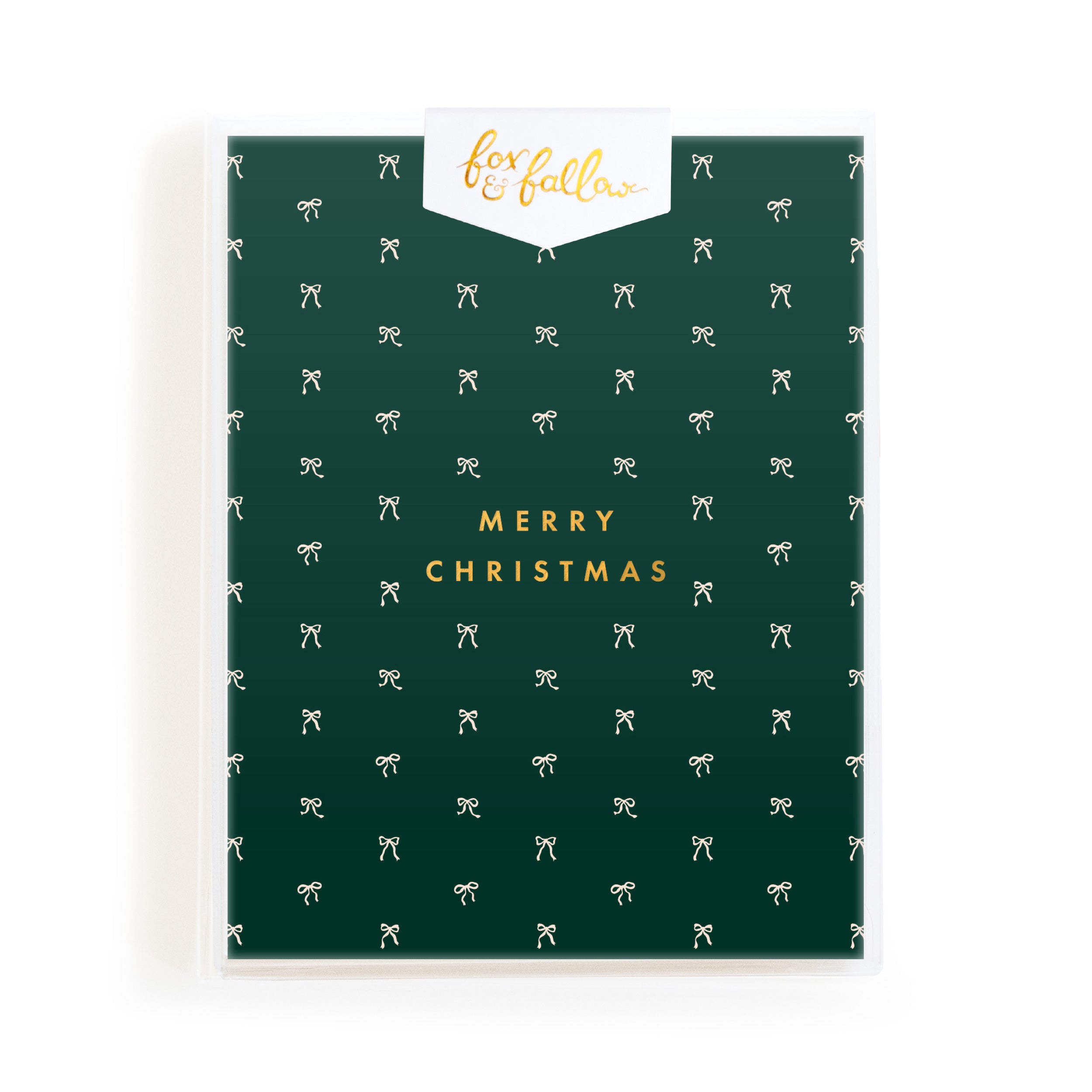 Christmas Tiny Bows Pine Greeting Card Boxed Set - PRE-ORDER (20 AUGUST)