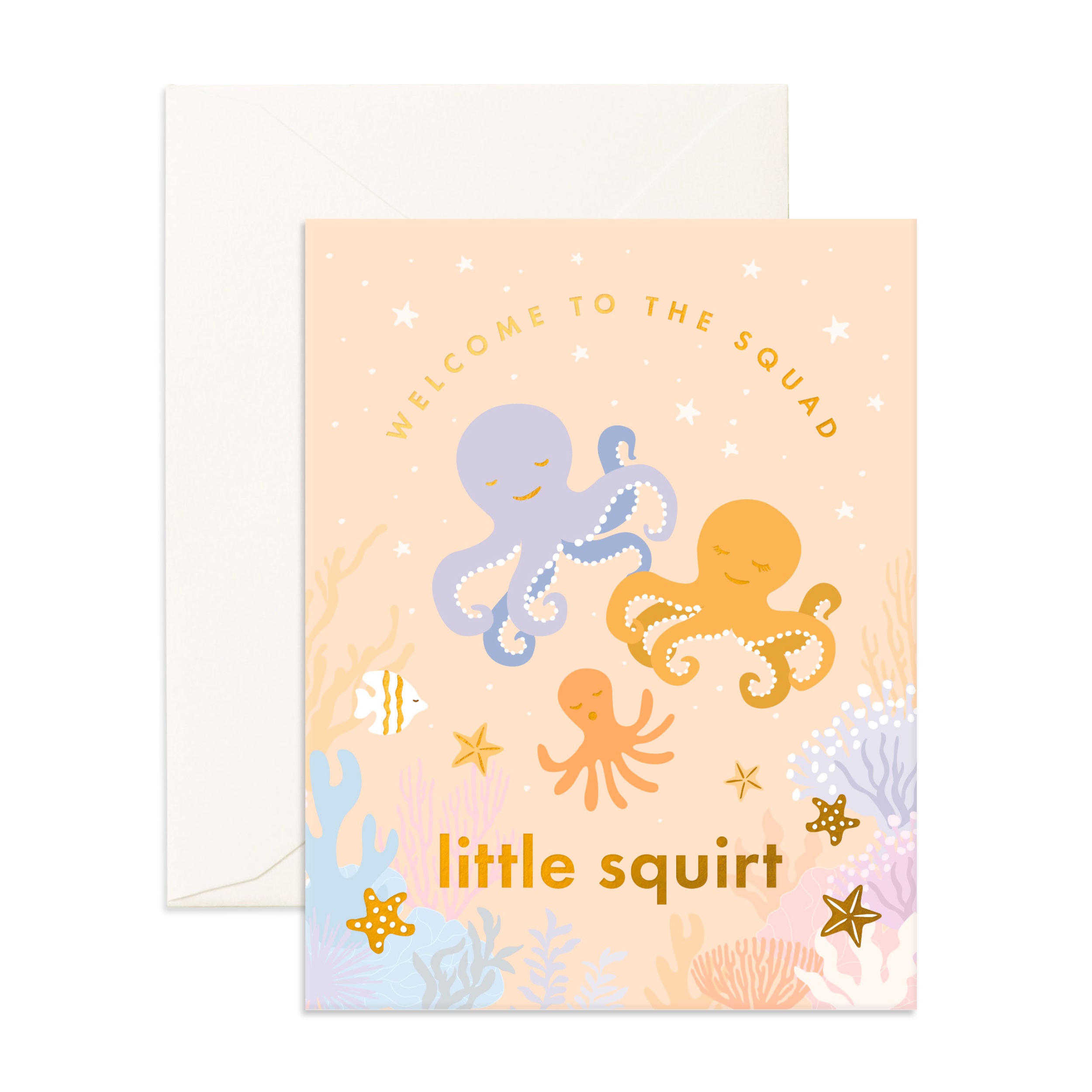 Welcome Little Squirt Greeting Card - PRE-ORDER (ARRIVING FEB 2026)