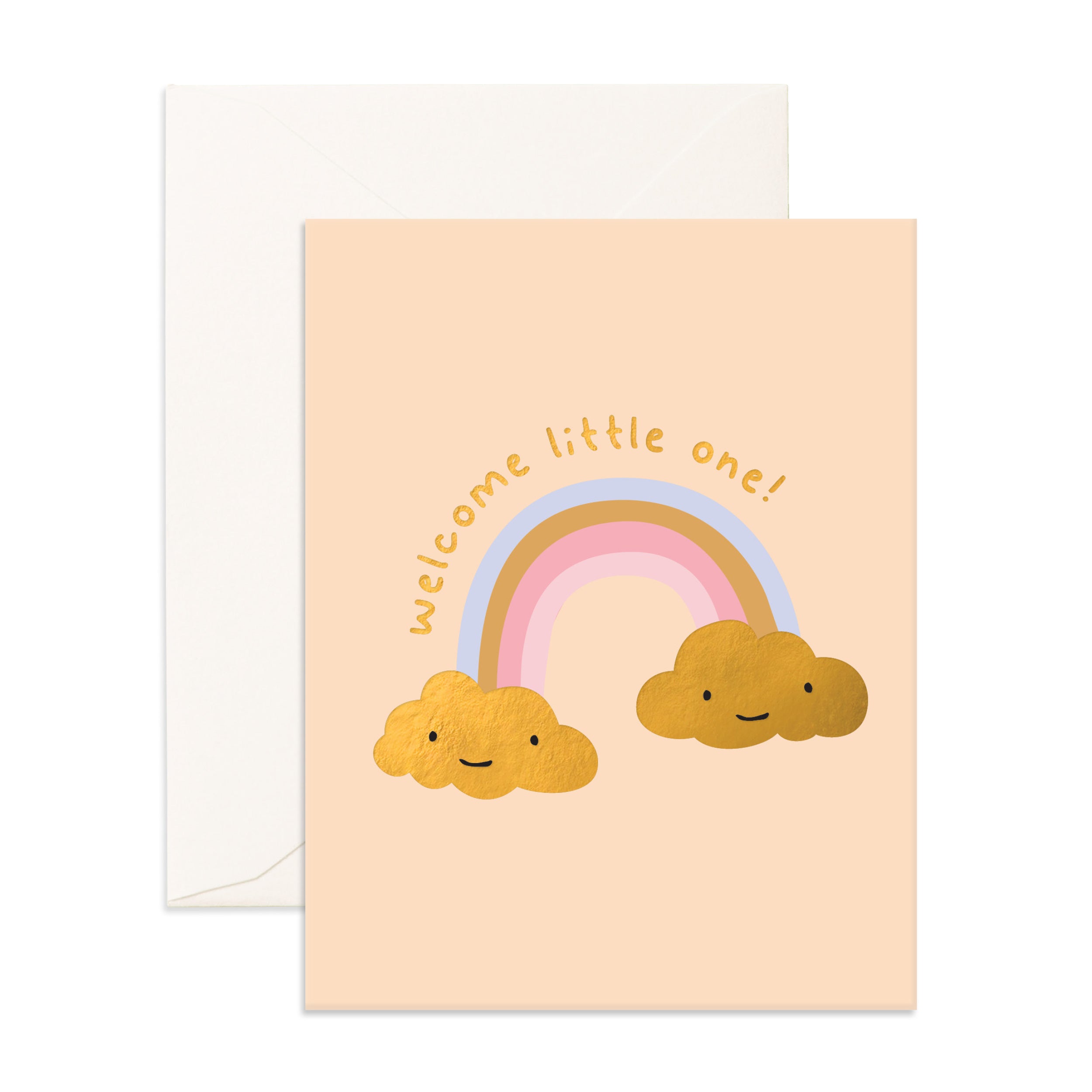 Welcome Little One Rainbow Greeting Card - PRE-ORDER (SEPTEMBER)