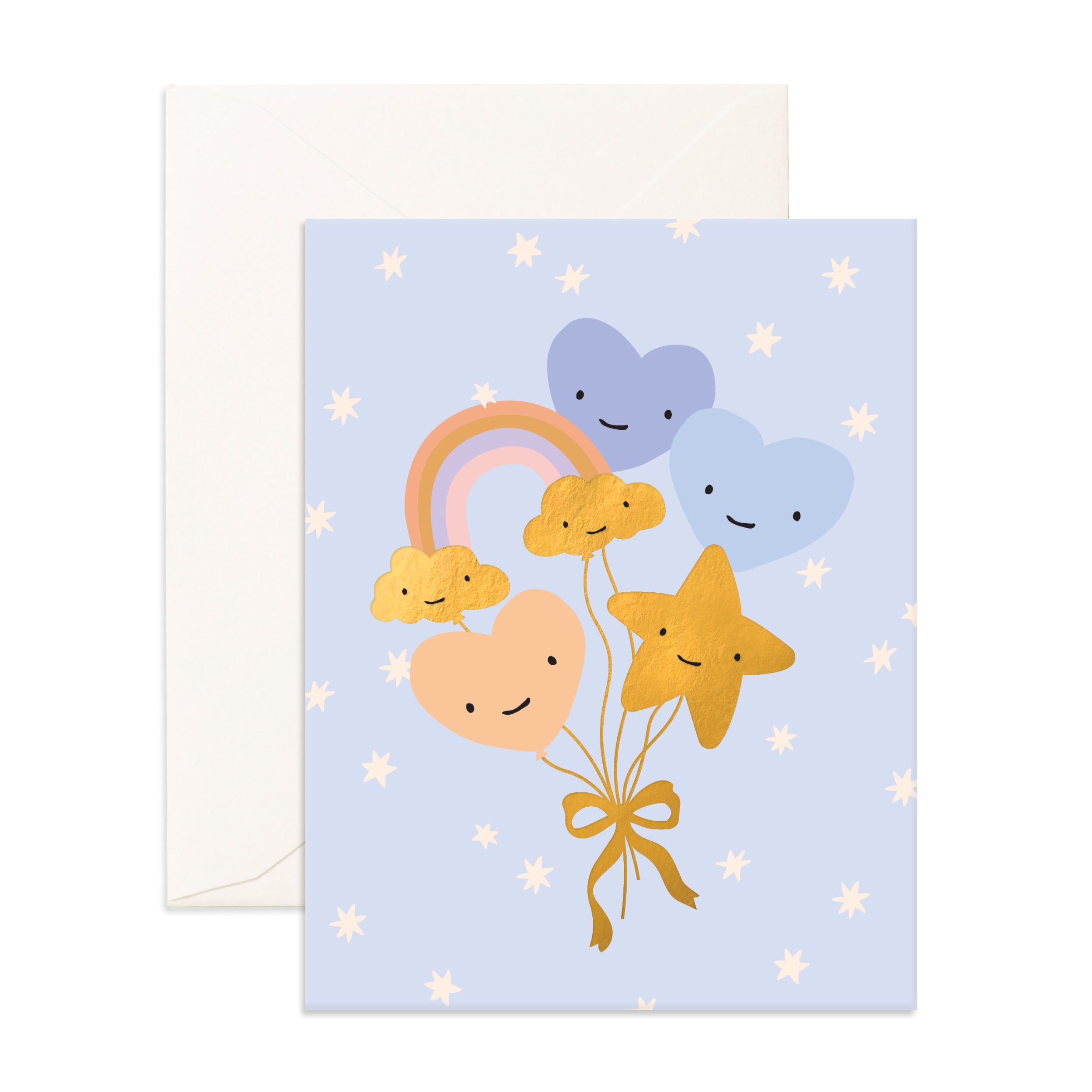 Powder Balloon Bouquet Greeting Card - PRE-ORDER (SEPTEMBER)