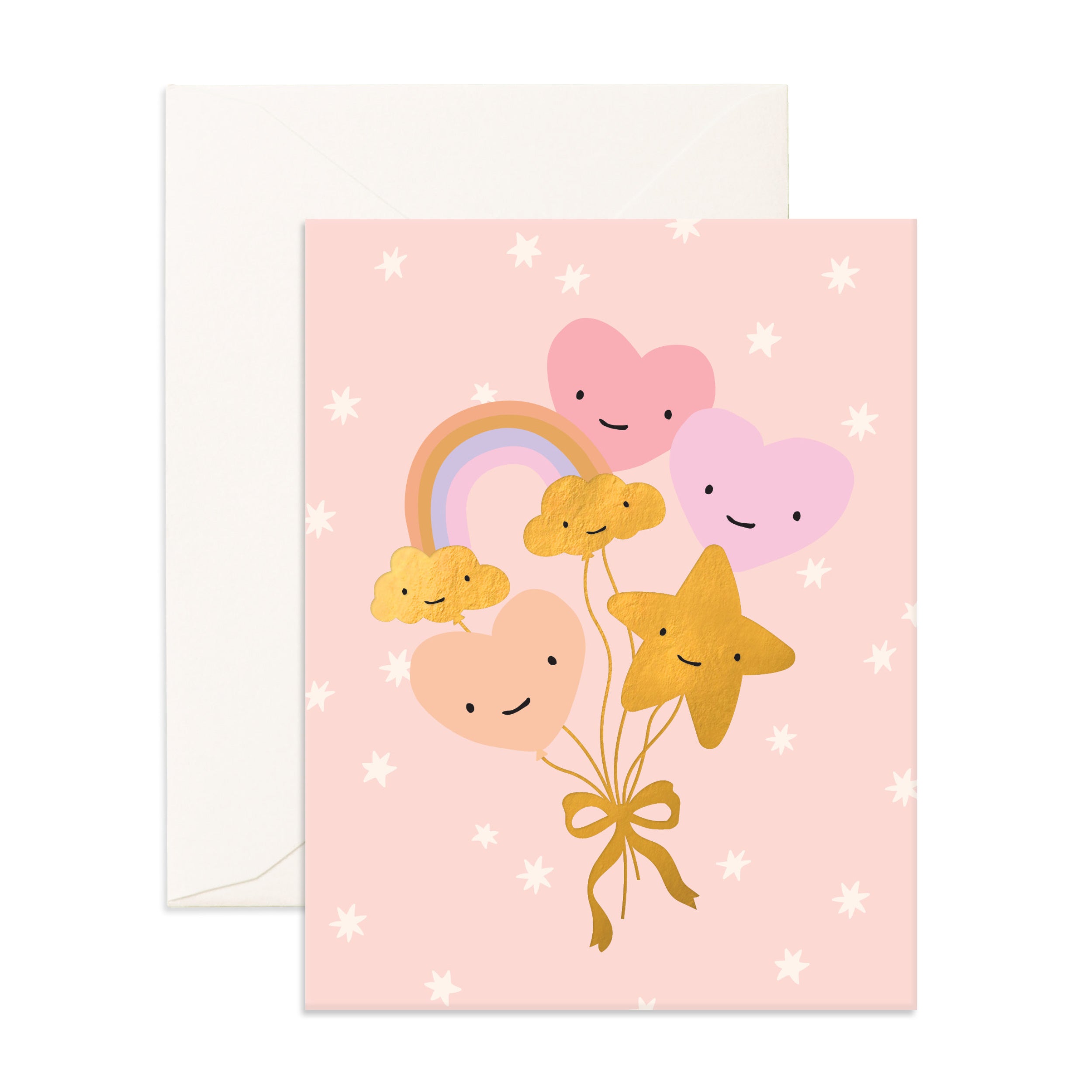 Blush Balloon Bouquet Greeting Card - PRE-ORDER (SEPTEMBER)