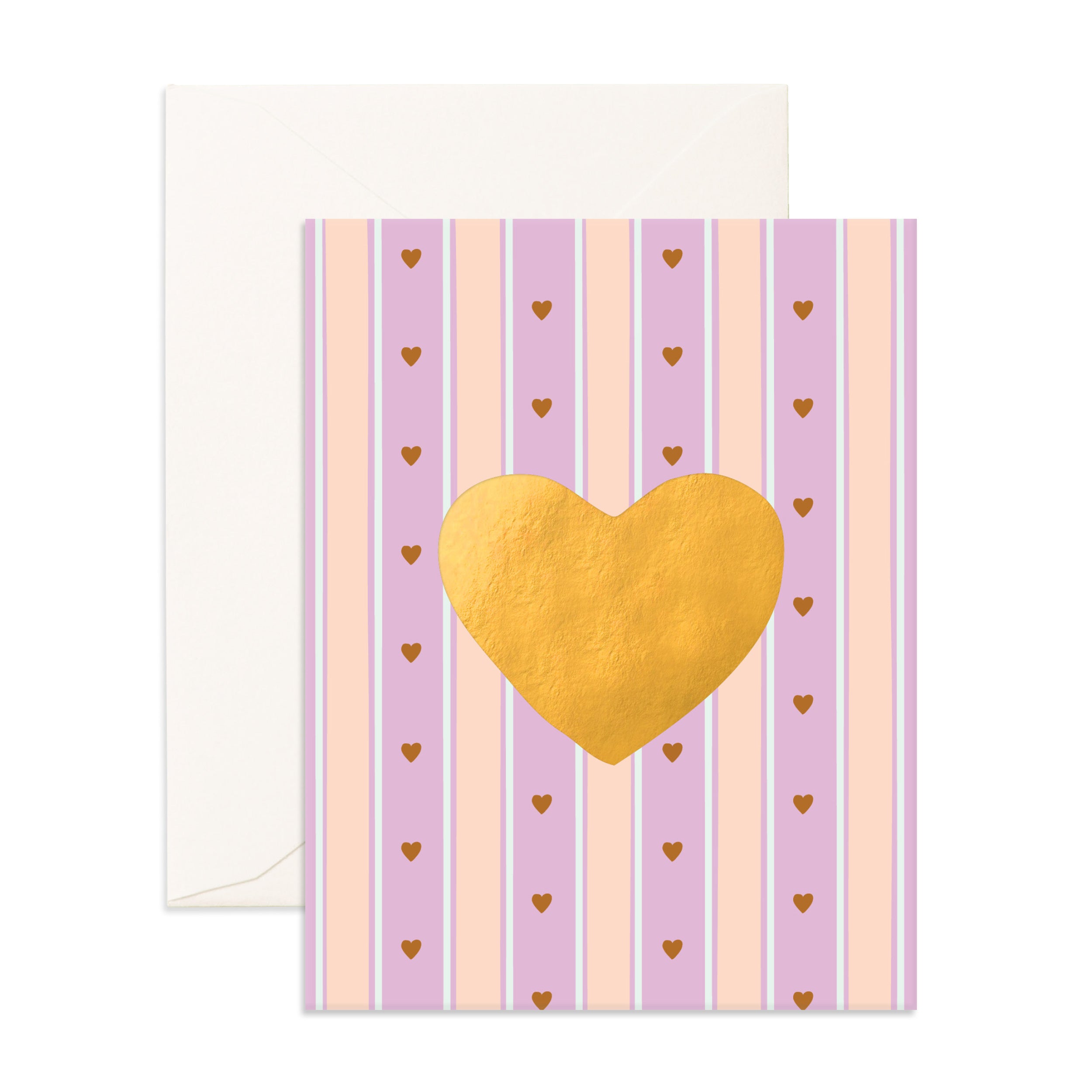 Heart Stripe Greeting Card - PRE-ORDER (SEPTEMBER)
