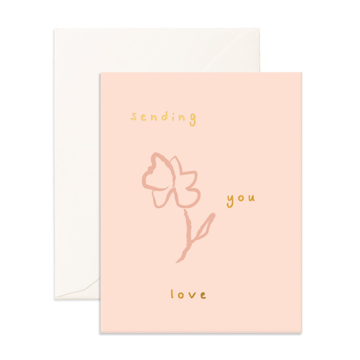 Sending Love Daffodil Greeting Card
