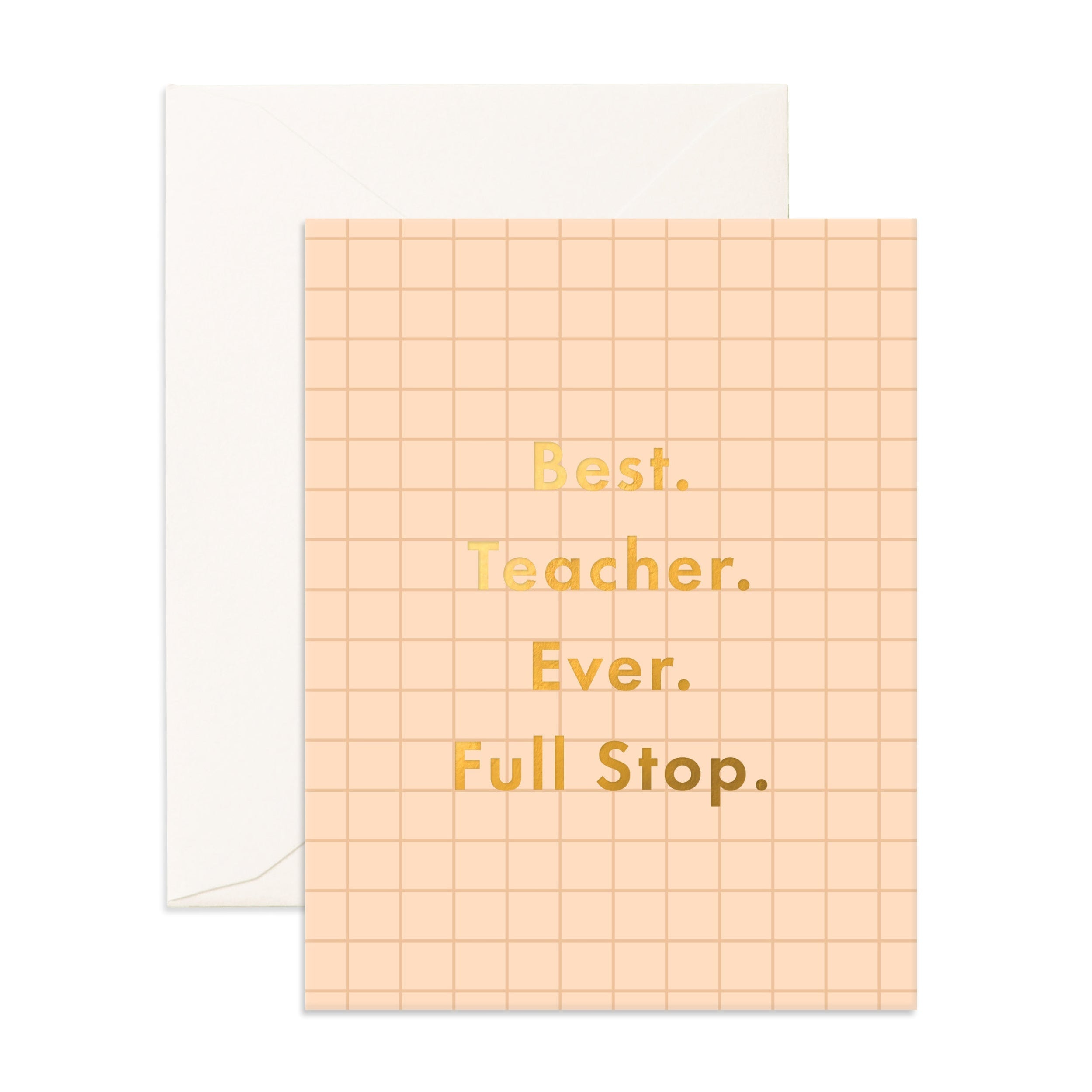Best Teacher Full Stop Greeting Card Boxed Set Fox & Fallow