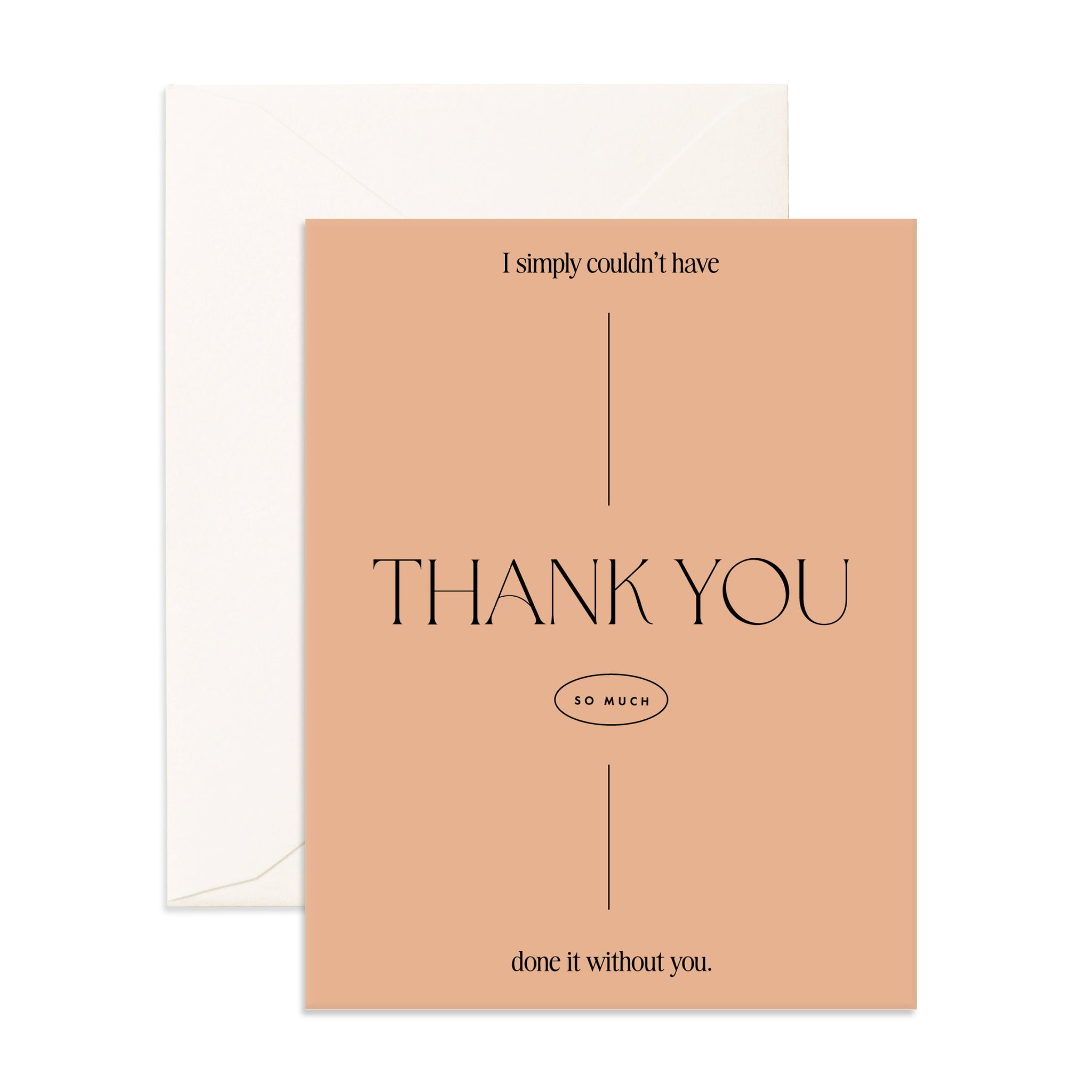 Simply Thank You Greeting Card Fox And Fallow 