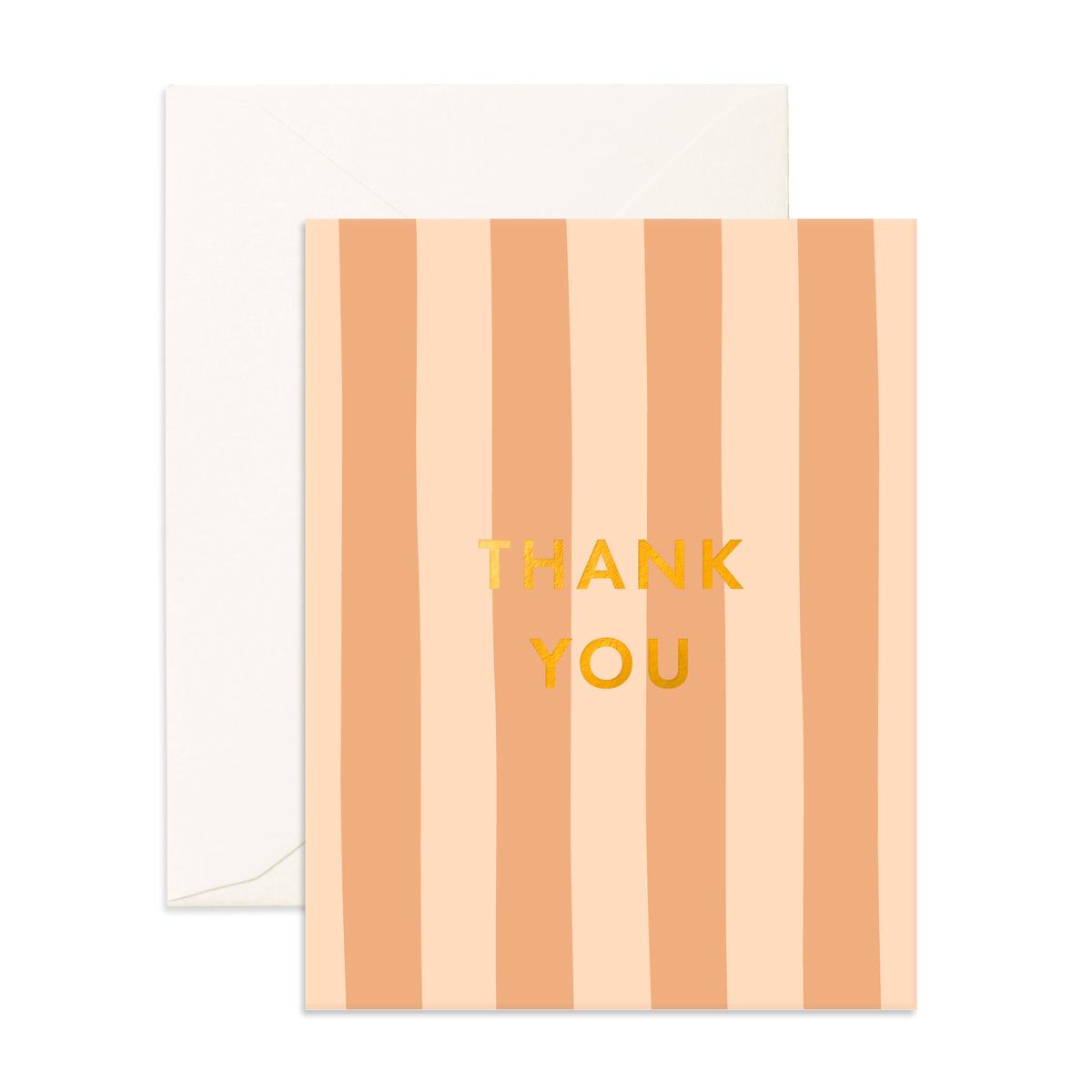 Thank You So Much Corsica Stripe Greeting Card Fox And Fallow 