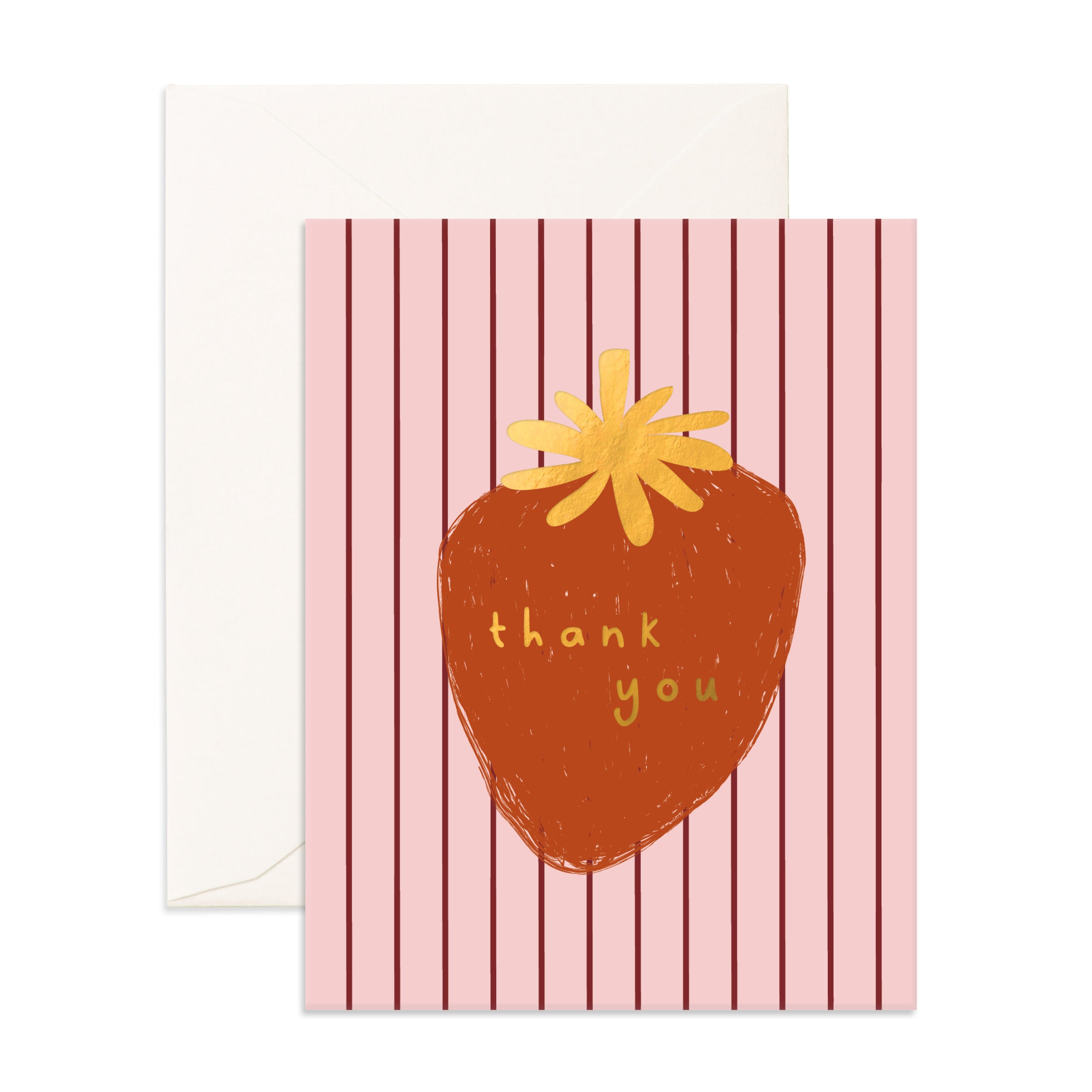 Thank You Strawberry Greeting Card - PRE-ORDER (ARRIVING FEB 2026)