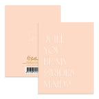 Will You Bridesmaid Bisou Greeting Card