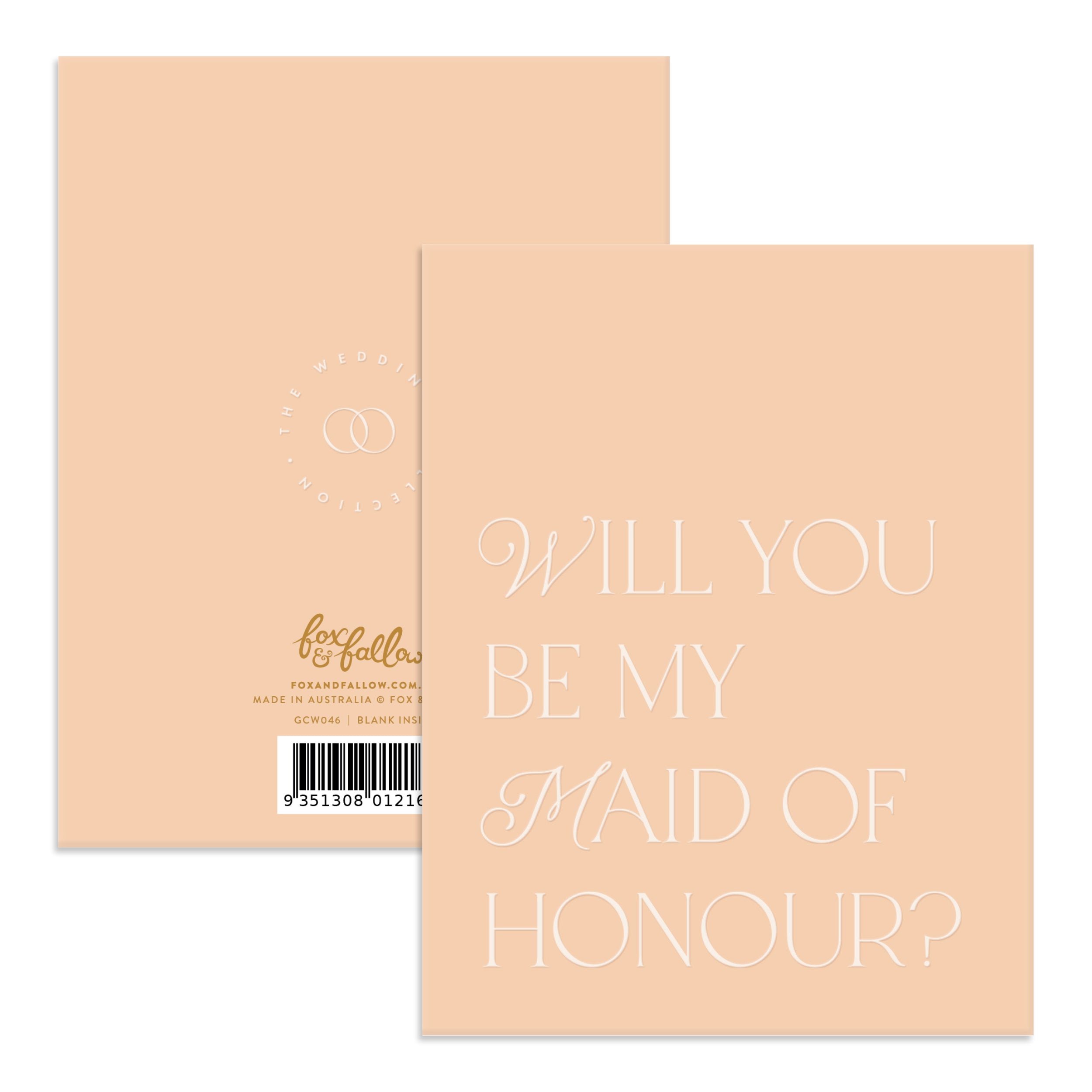 Will You Maid Bisou Greeting Card