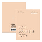 Best Parents Ever Greeting Card