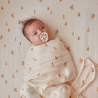 Golden Pears Organic Fitted Cot Sheet