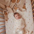 Golden Pears Organic Fitted Cot Sheet