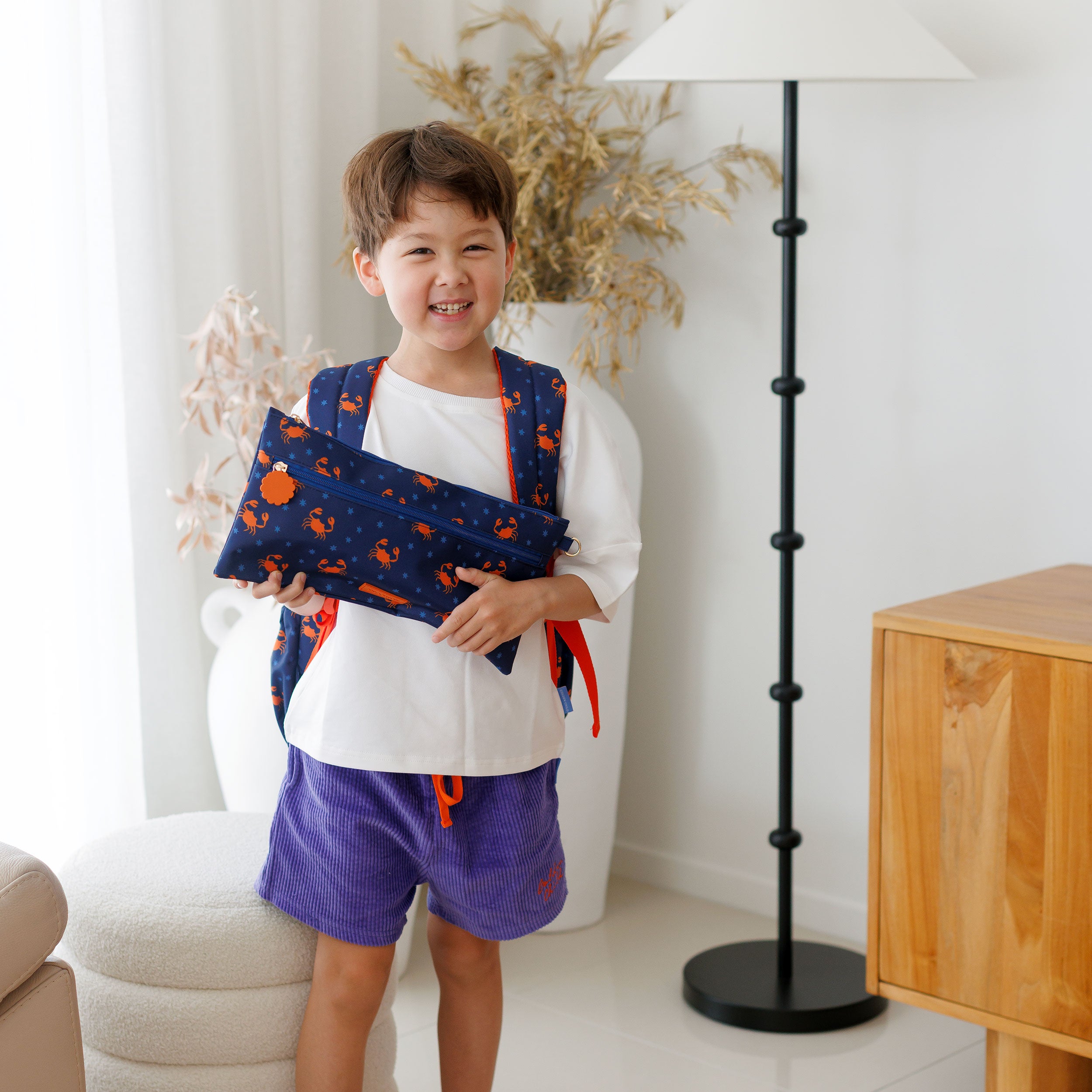 King Crabs Large Pencil Case