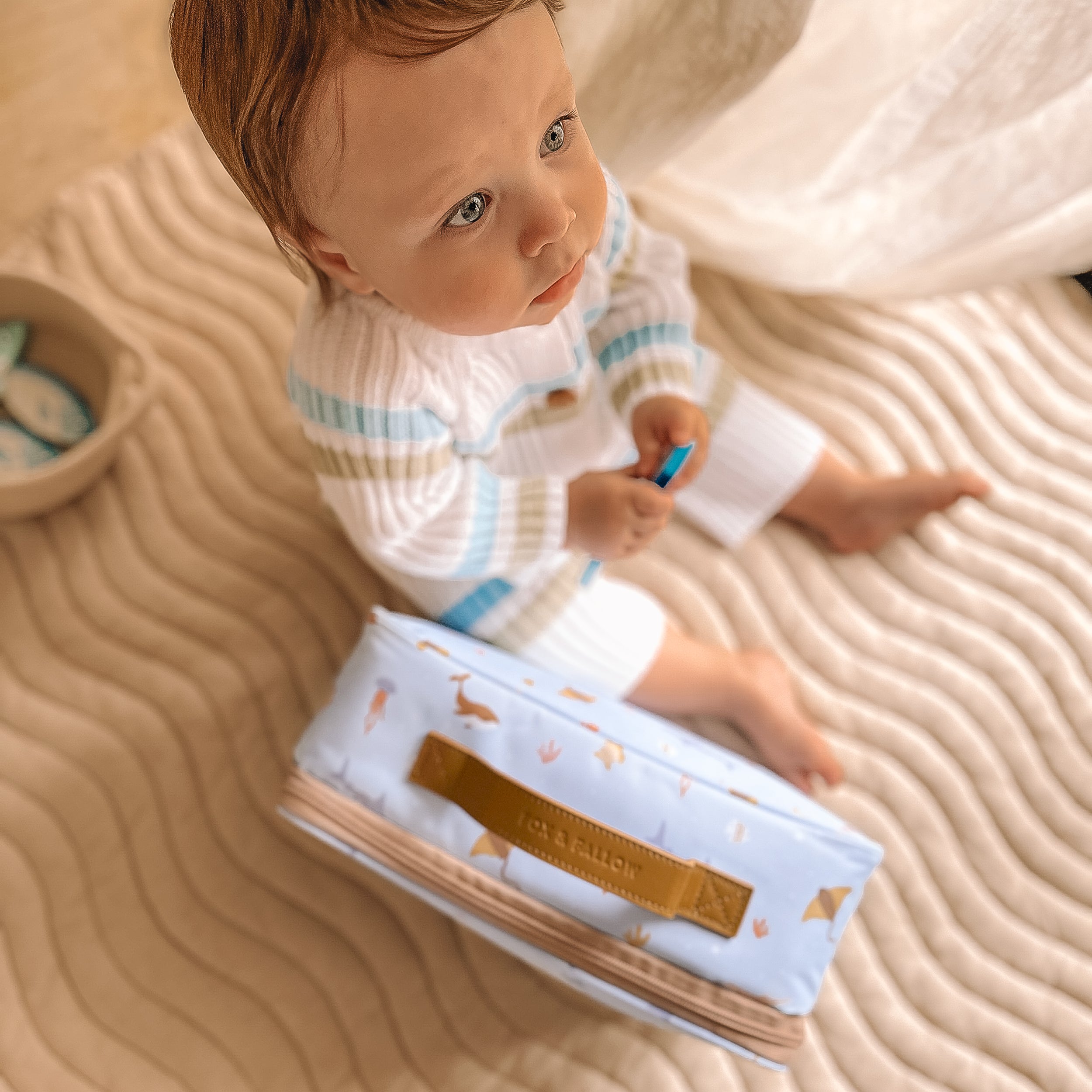 Ocean Creatures Sky Large Lunch Bag