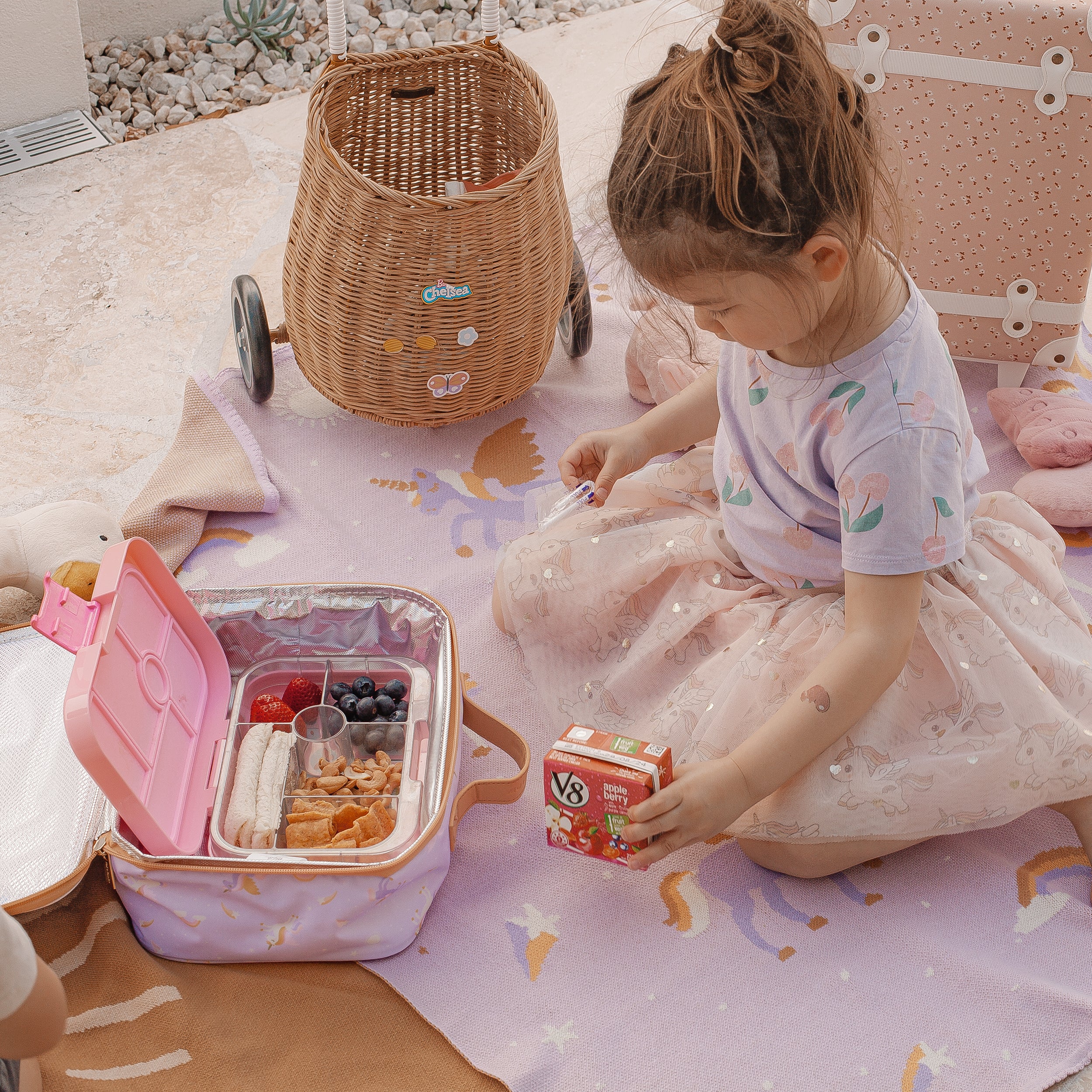 Unicorns Large Lunch Bag