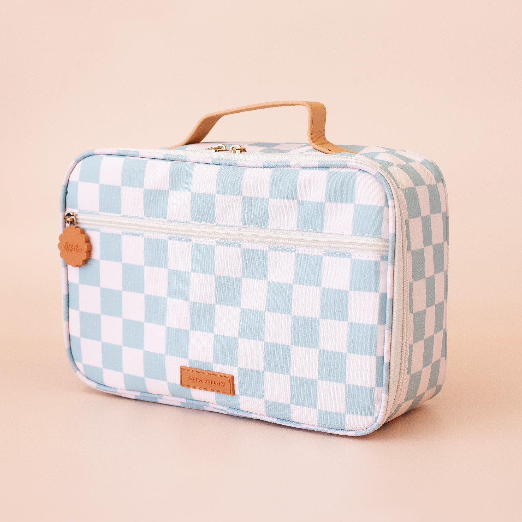 Sage Check Large Lunch Bag - PRE-ORDER (APRIL)