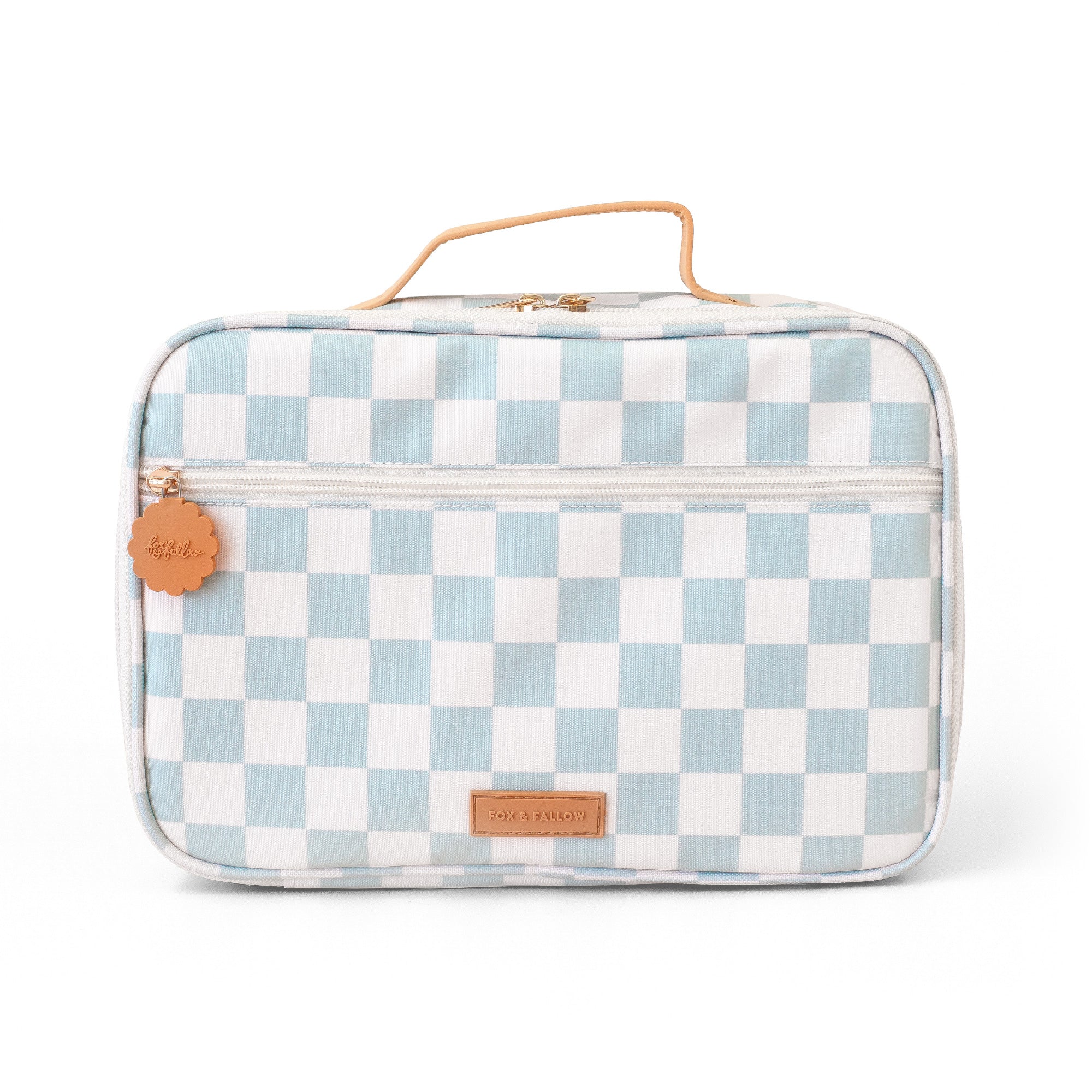 Sage Check Large Lunch Bag - SECONDS