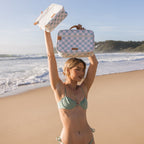 Sage Check Large Lunch Bag - SECONDS