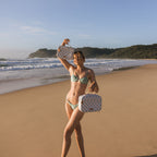 Sage Check Large Lunch Bag - SECONDS