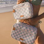 Sage Check Large Lunch Bag - SECONDS