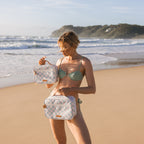 Sage Check Large Lunch Bag - SECONDS