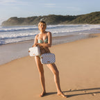 Sage Check Large Lunch Bag - SECONDS