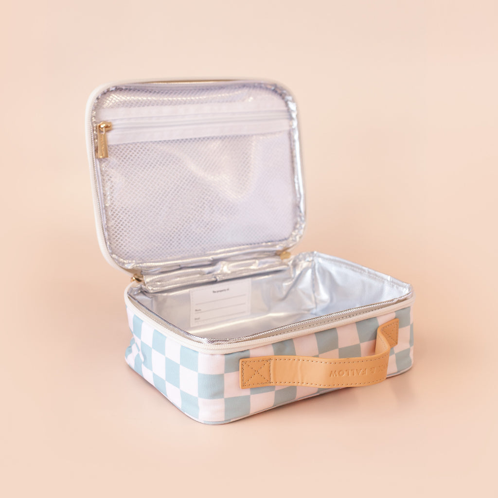Sage Check Mini Lunch Bag - SECONDS