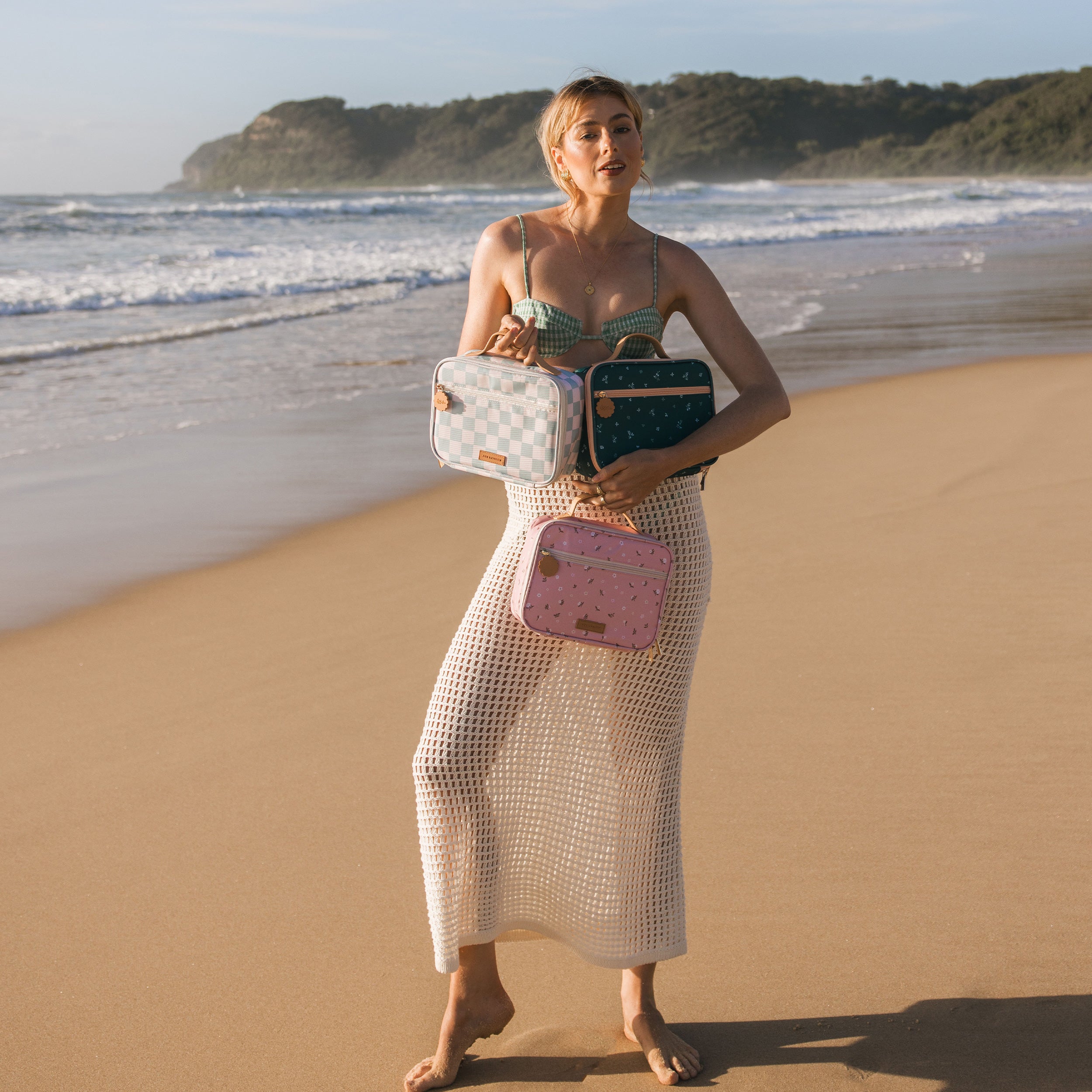 Dusty Roses Mini Lunch Bag