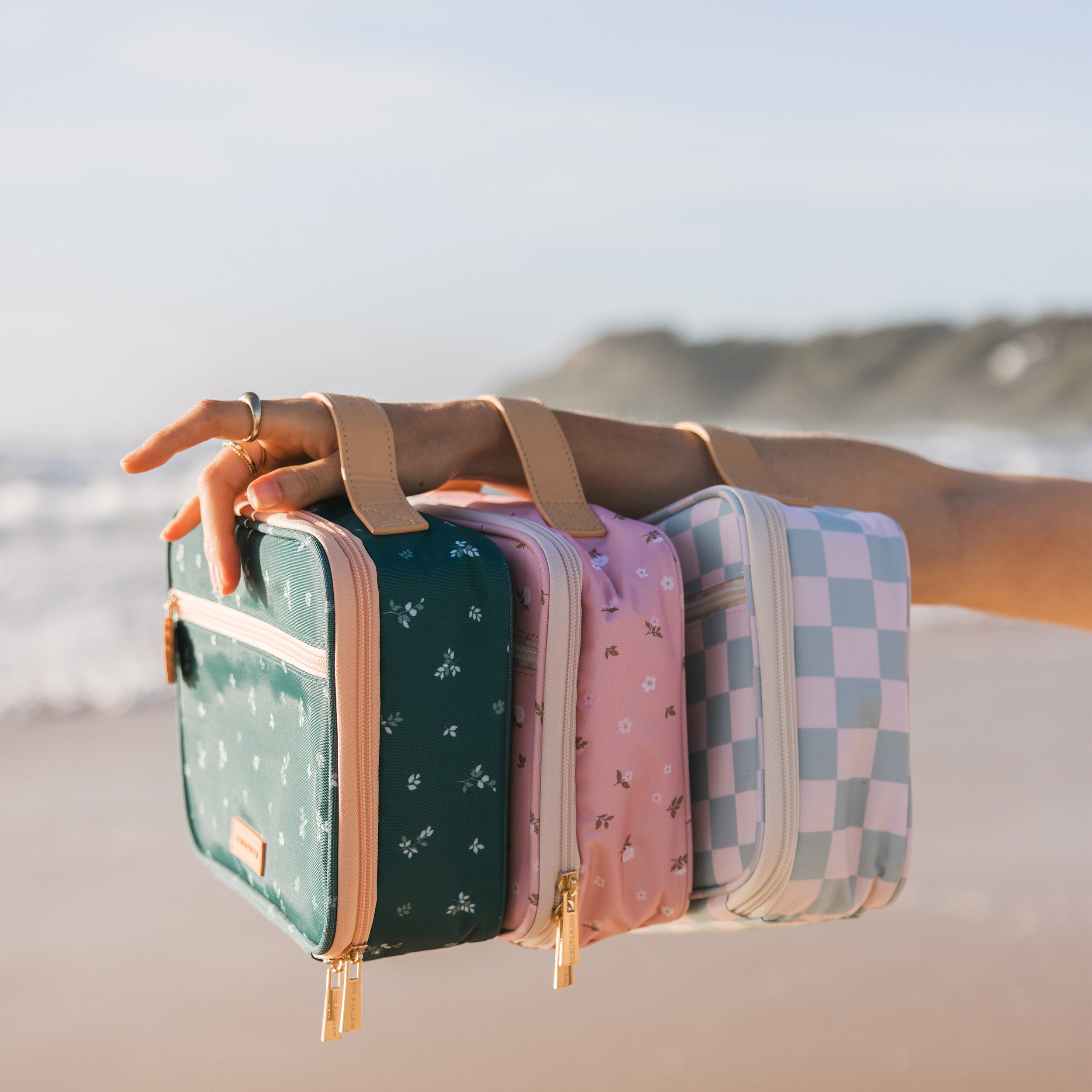 Sage Check Mini Lunch Bag - SECONDS