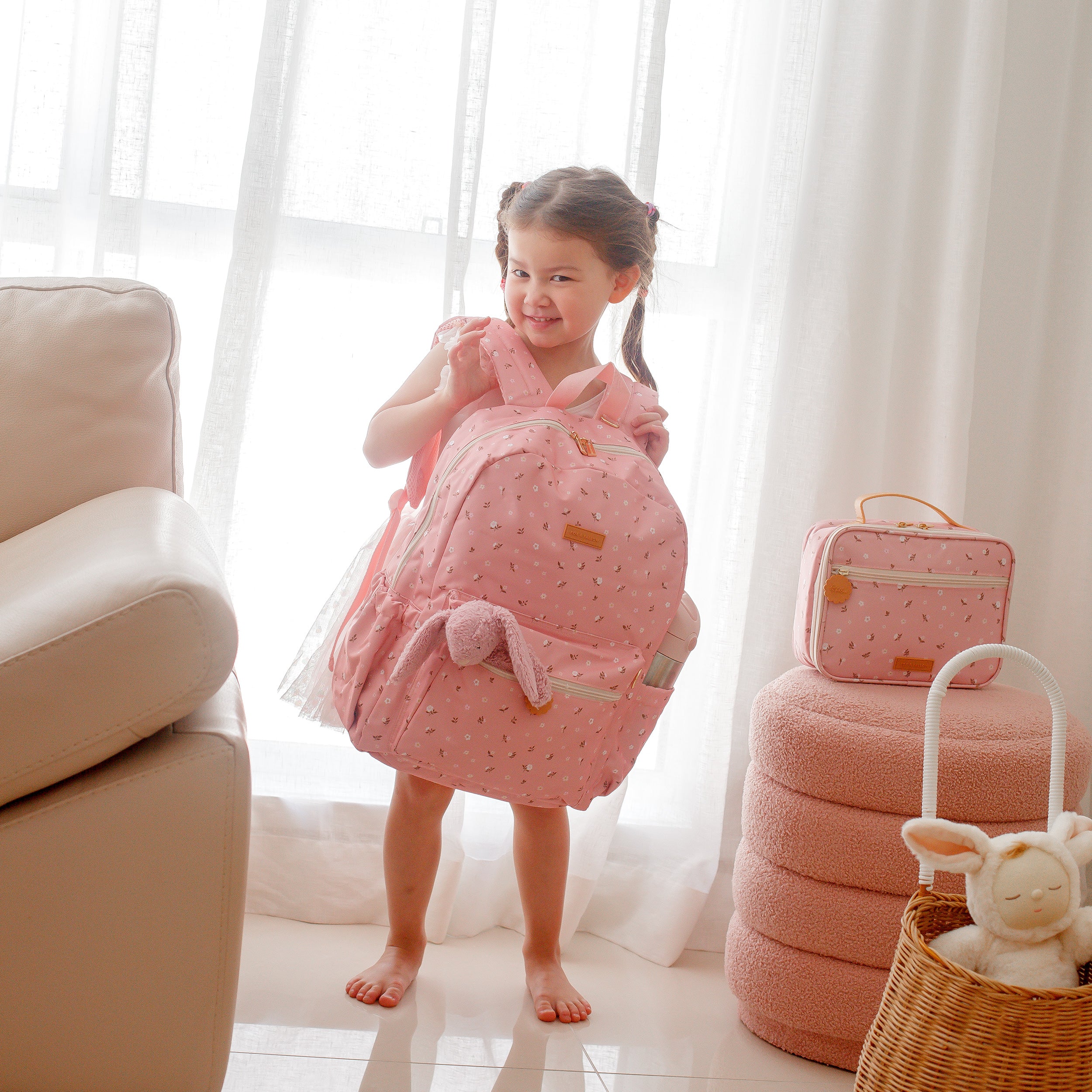 Dusty Roses Mini Lunch Bag