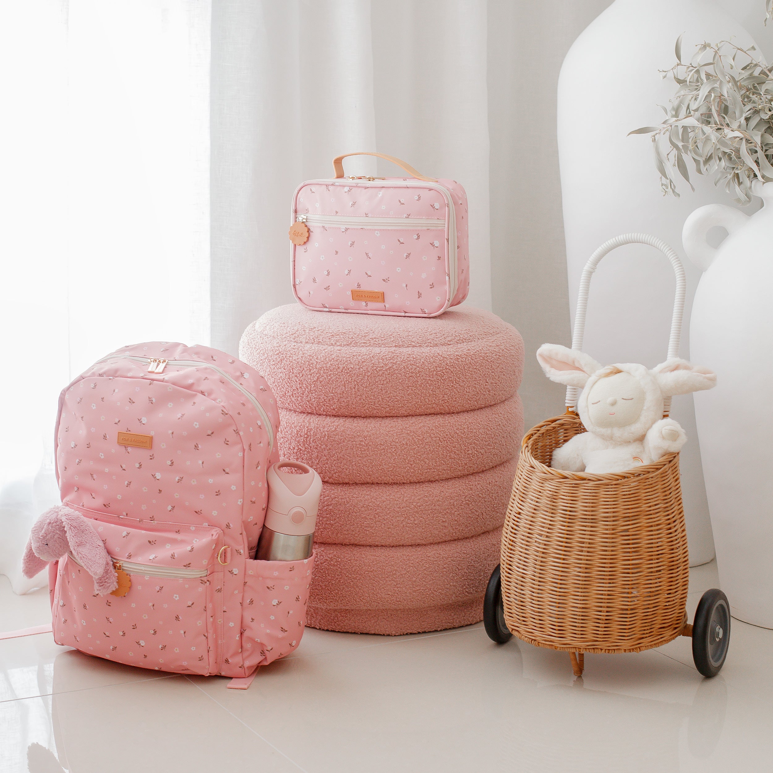 Dusty Roses Mini Lunch Bag