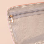 Peach Check Large Lunch Bag - SECONDS