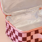 Cherry Check Large Lunch Bag - PRE-ORDER (JUNE)