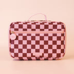 Cherry Check Large Lunch Bag - PRE-ORDER (JUNE)